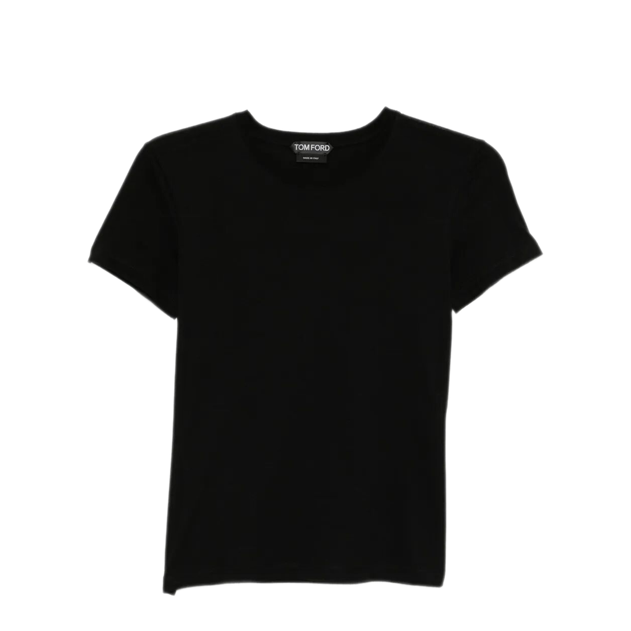 Cotton T-Shirt with Logo Embroidery - Image 1
