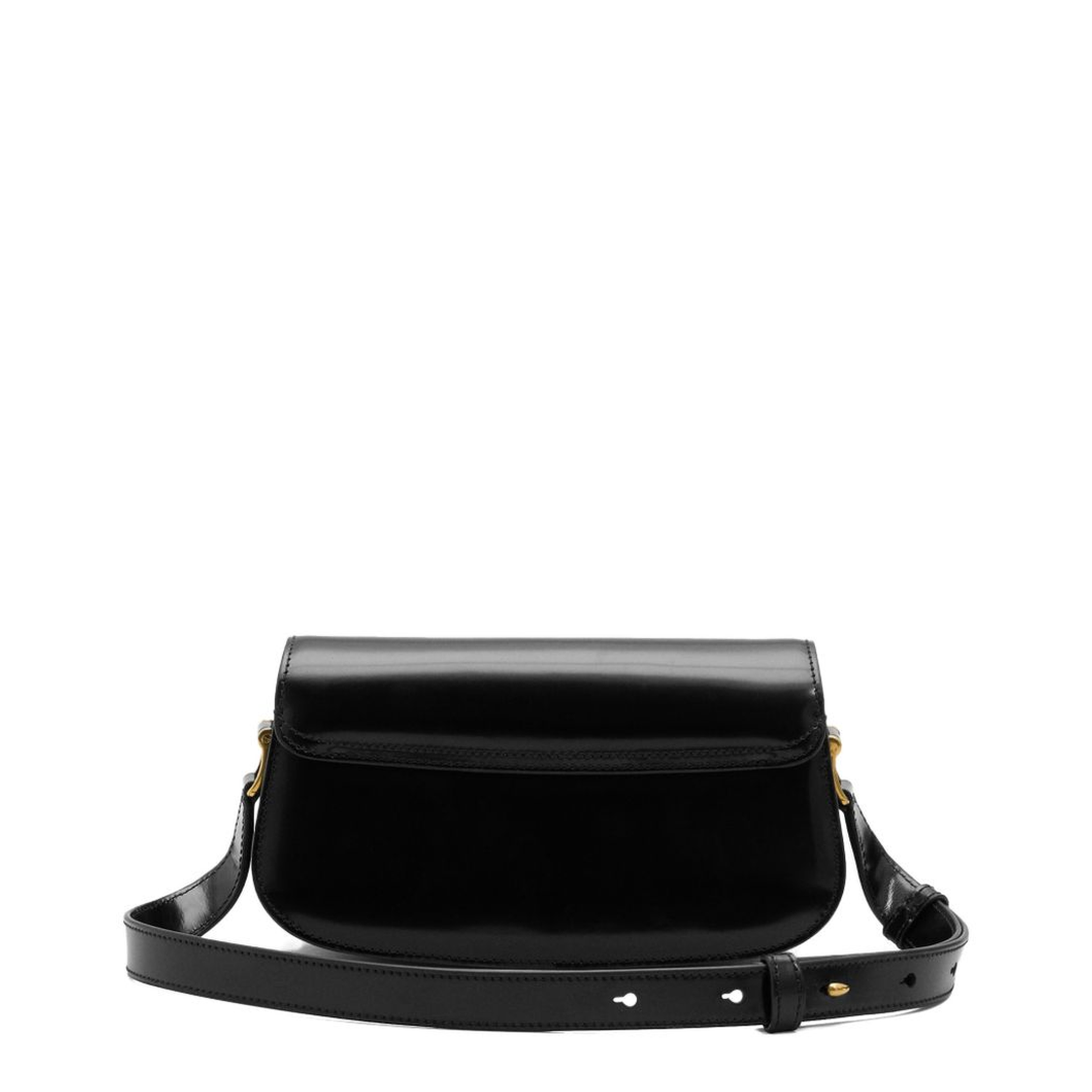 Paris Paris Cow Leather Shoulder Bag - Black - Image 2