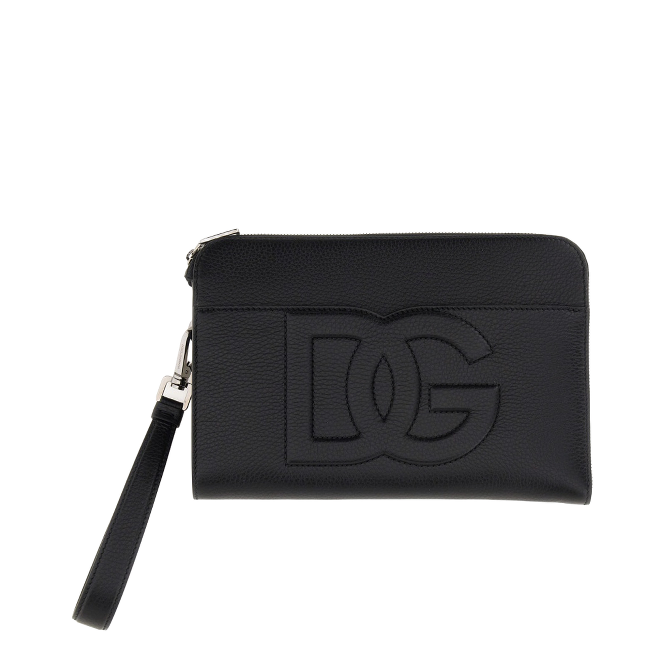 Medium Deerskin Pouch - Black - Image 3