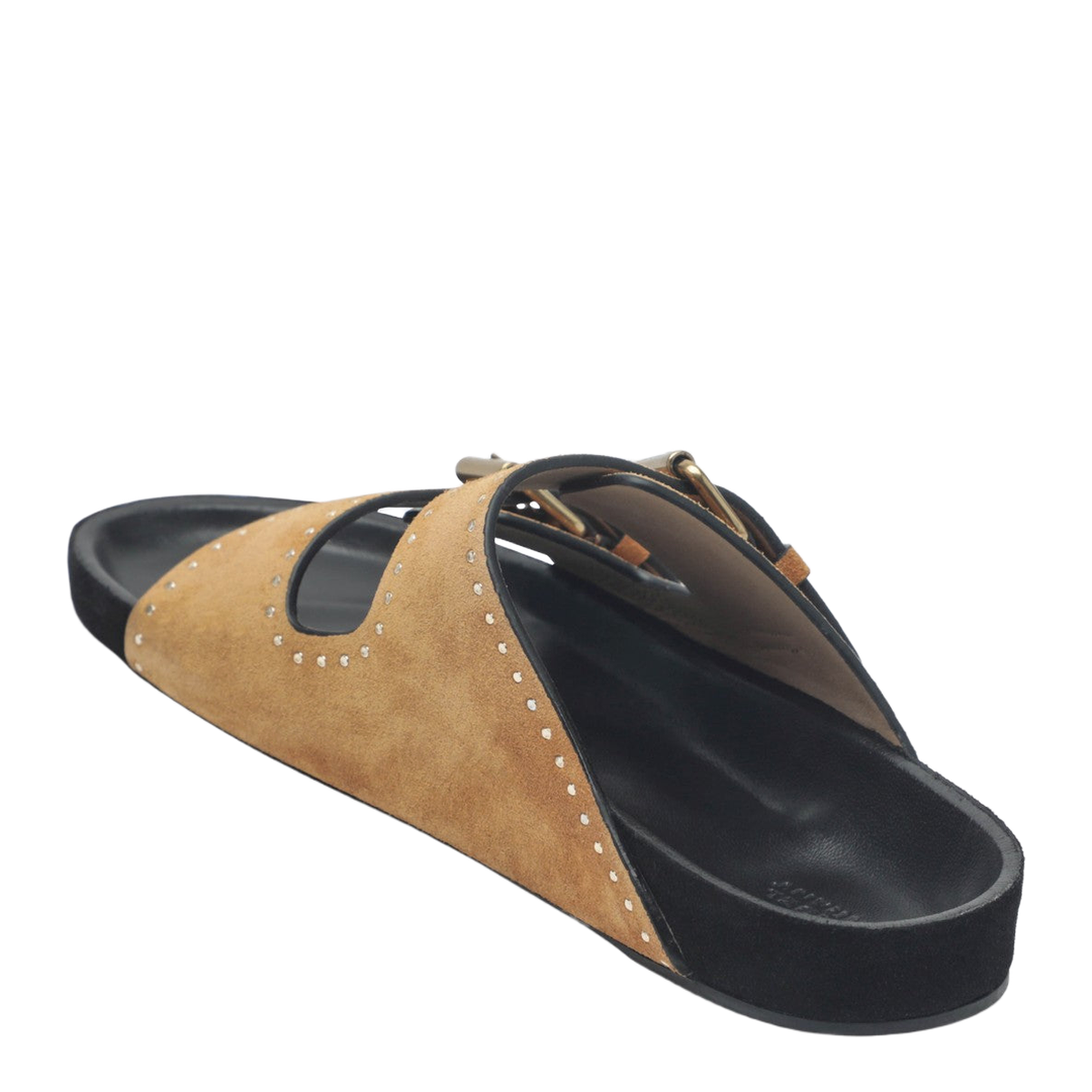 Lennyo Sandals in Hazelnut Suede - Image 2