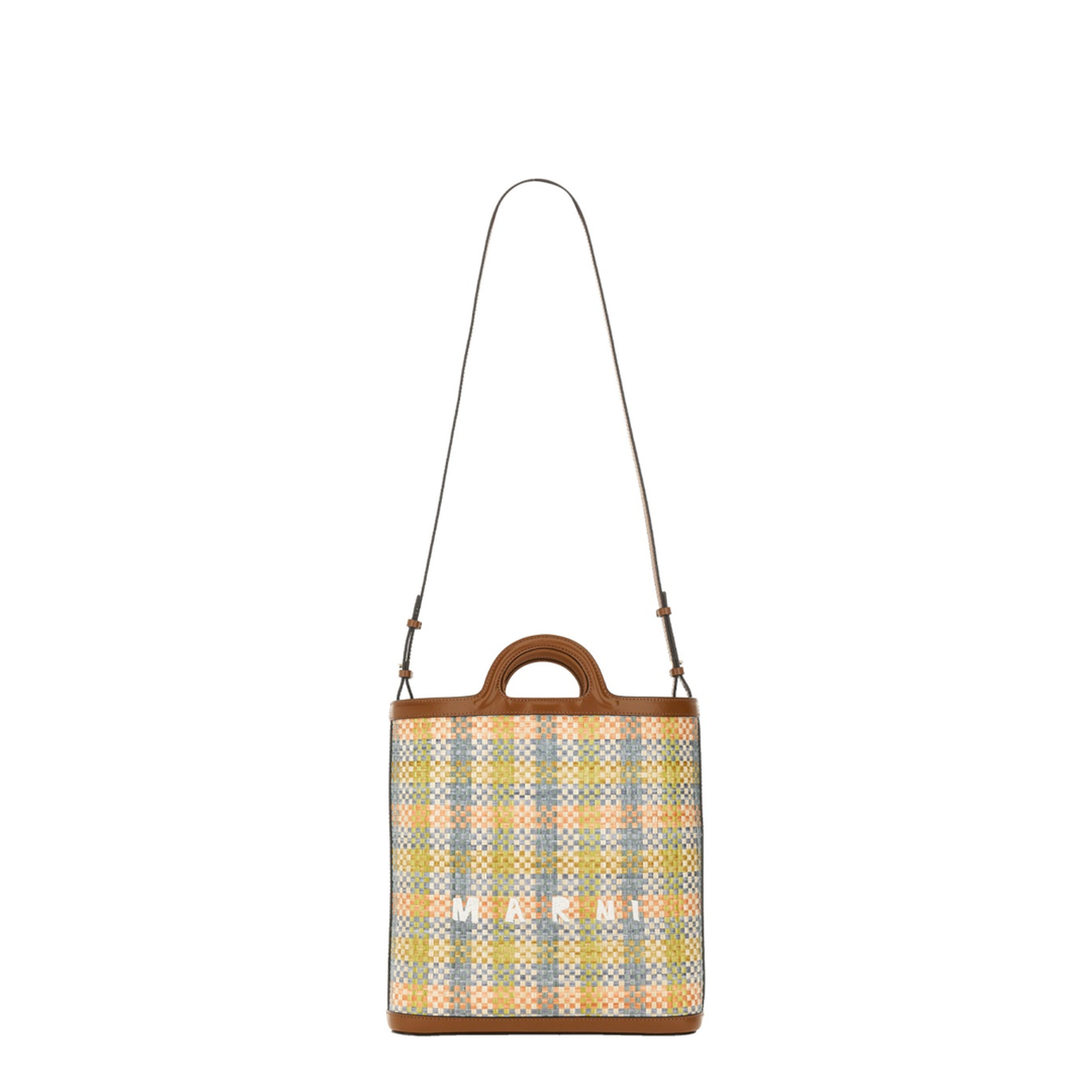 Tropicalia Medium Raffia-Effect Crossbody - Multicolor - Image 3
