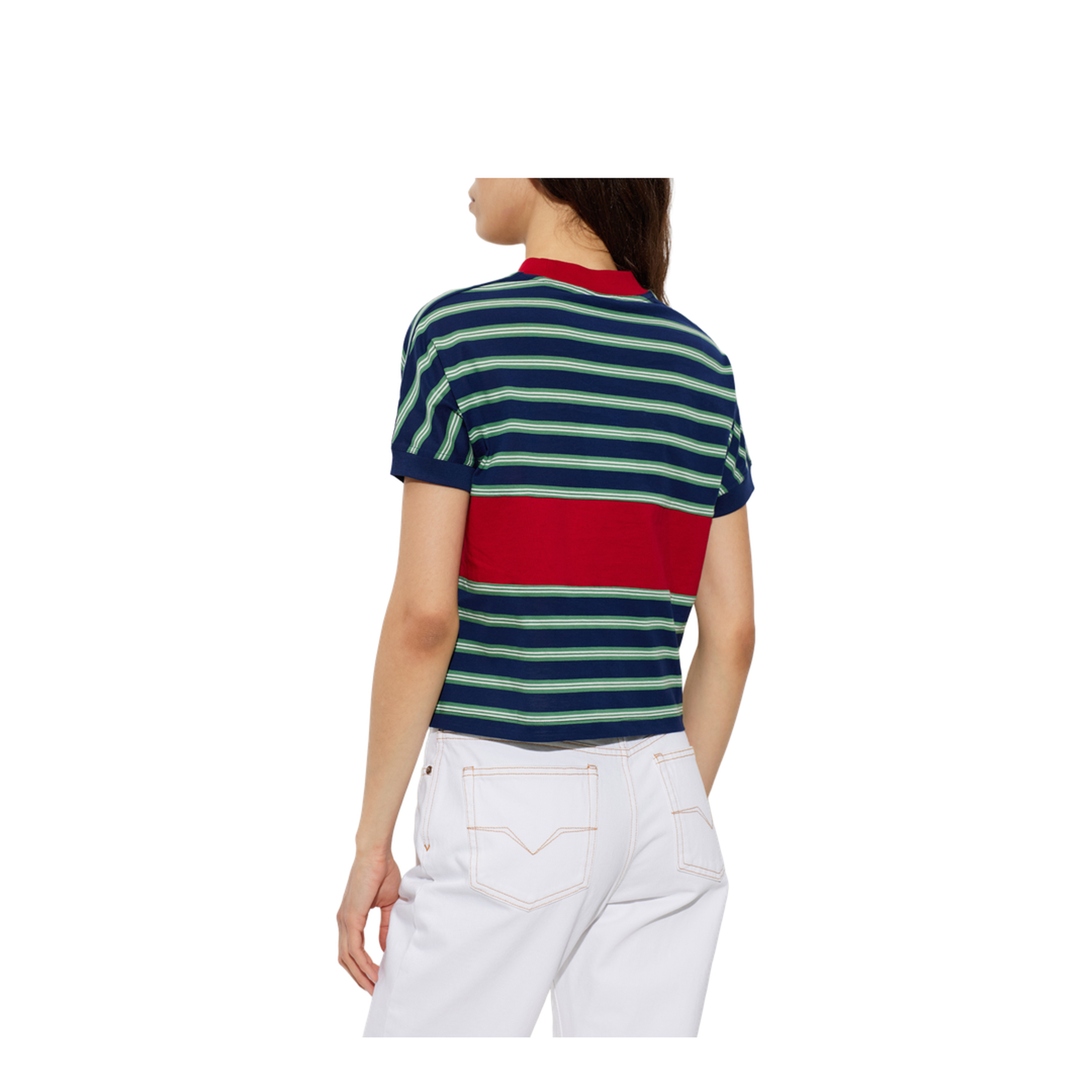T-Shirt with Striped Pattern - Image 4