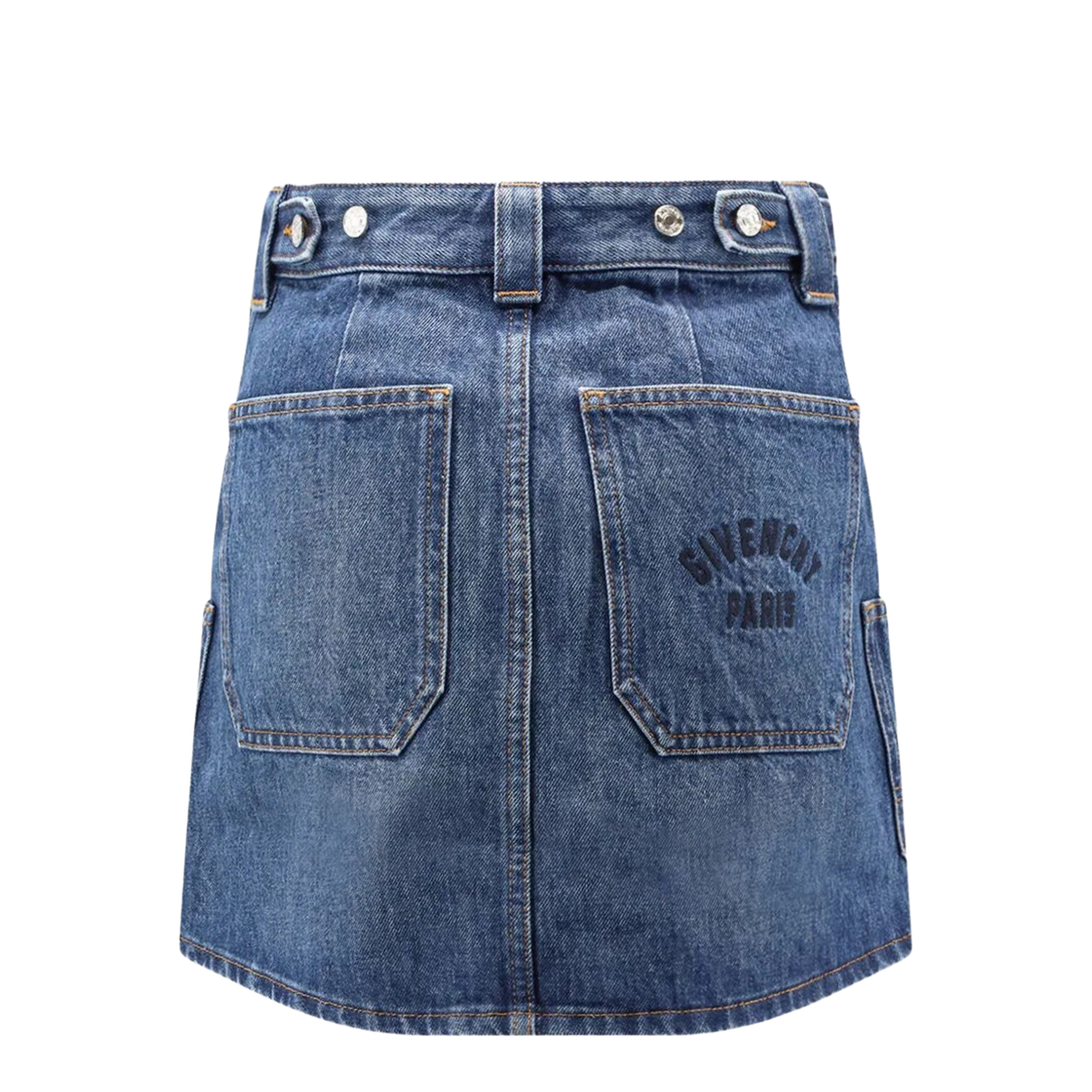 Cargo Denim Miniskirt - Image 2