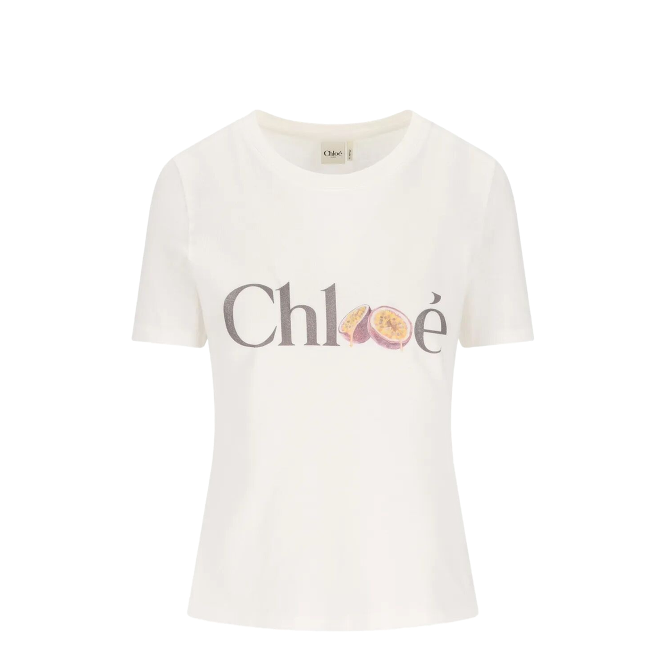 Passion Fruit Print Baby Fit Cotton Jersey T-Shirt - Image 1