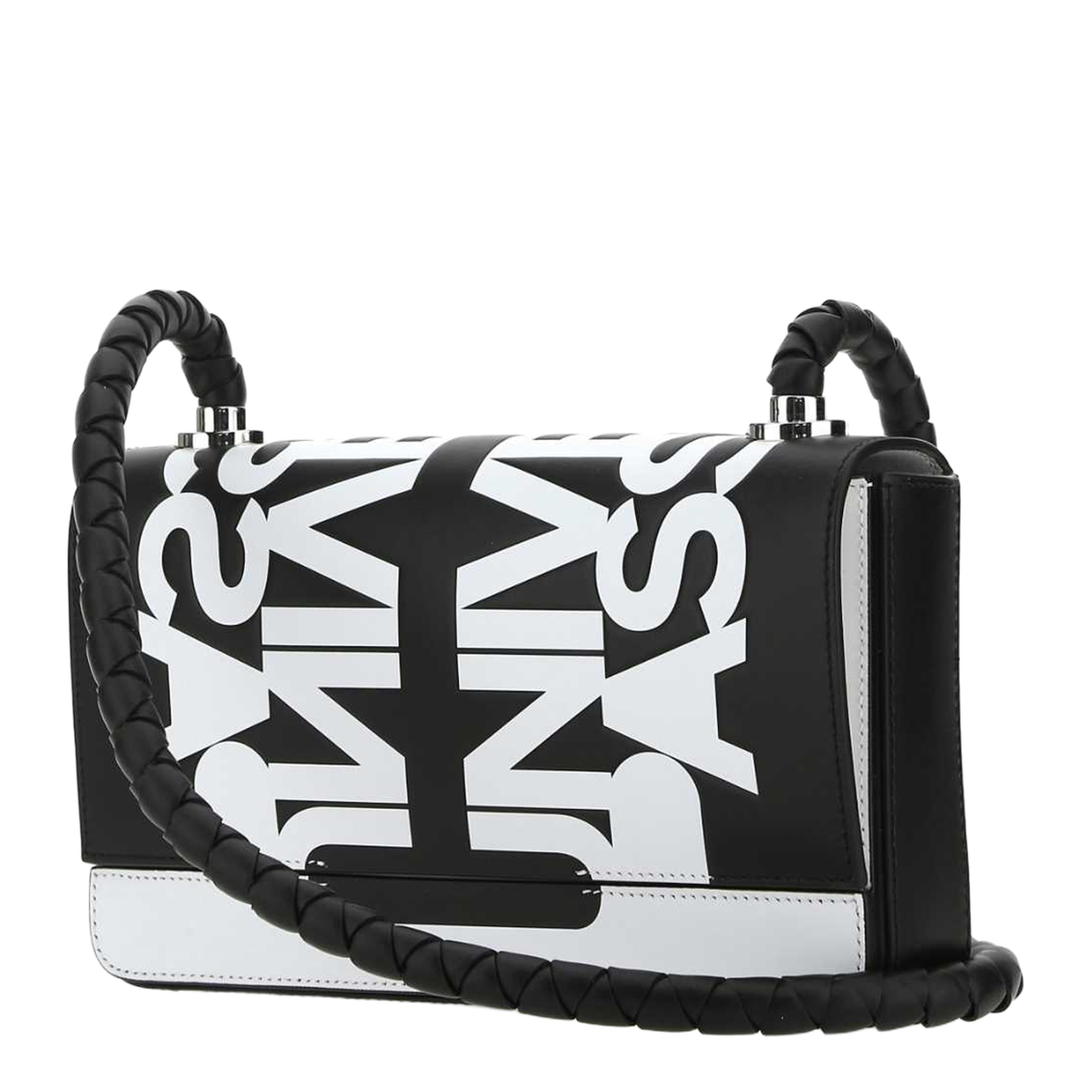 Two-tone Leather Crossbody Bag - Image 2