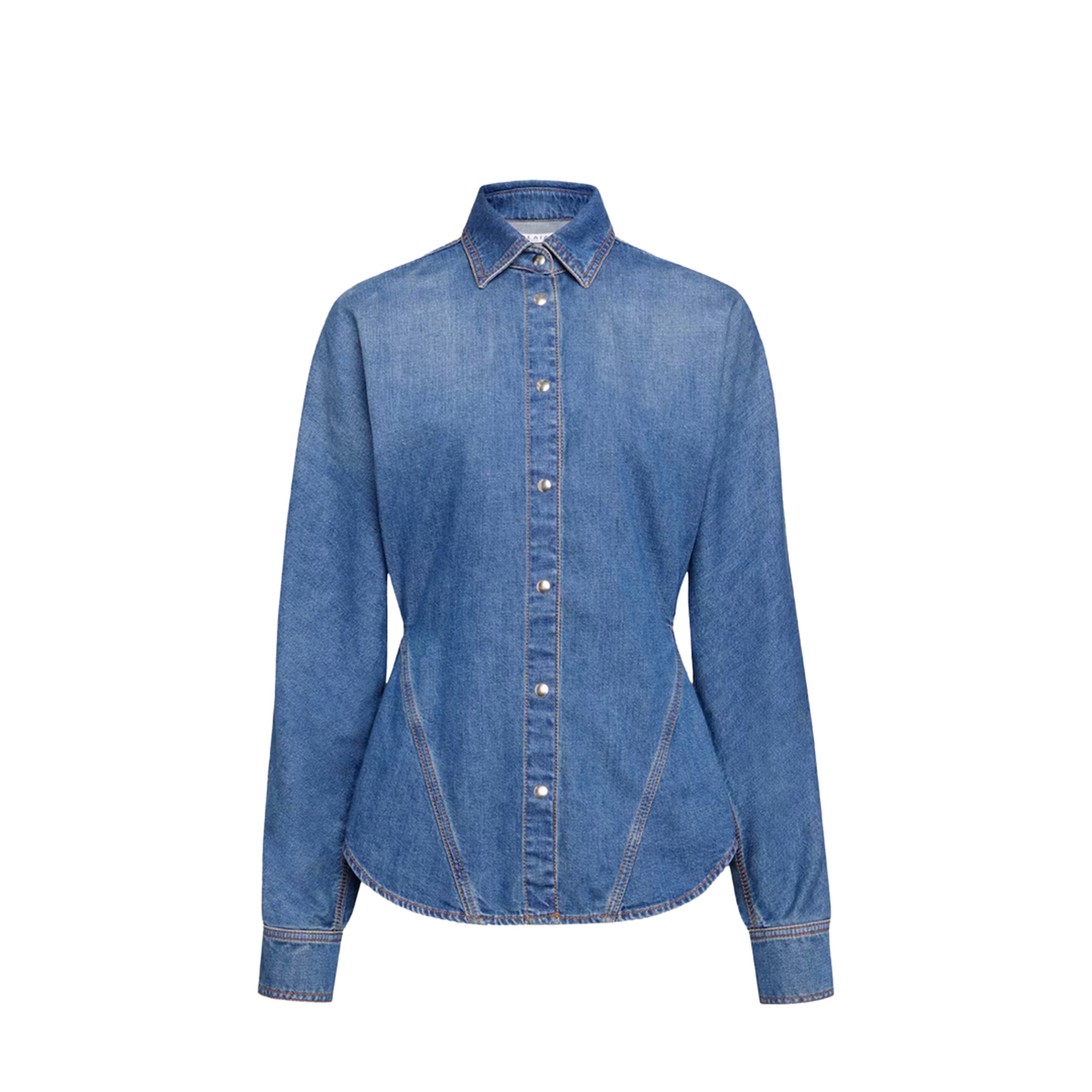 Round Denim Shirt - Image 1