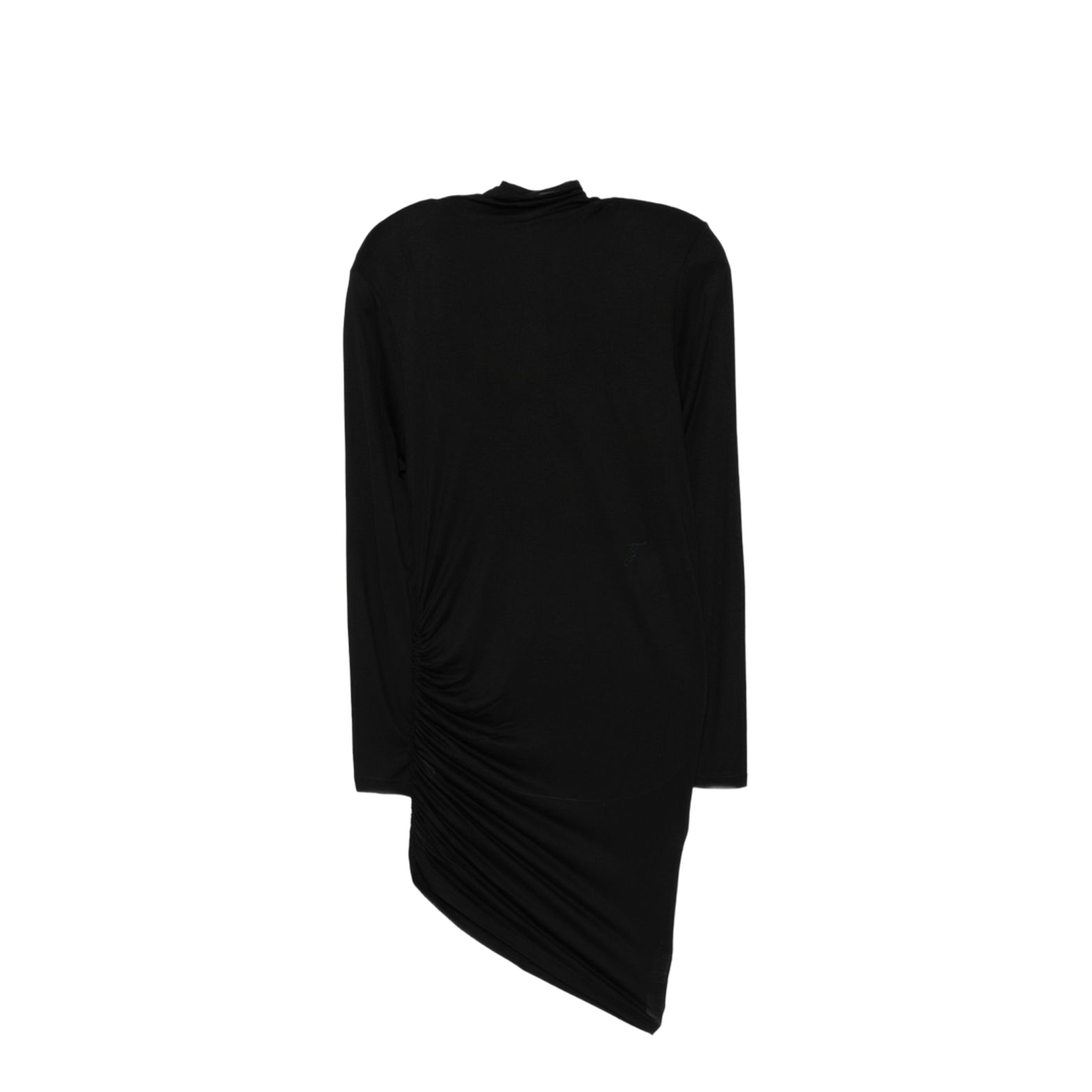 Draped Turtleneck Dress - Image 1