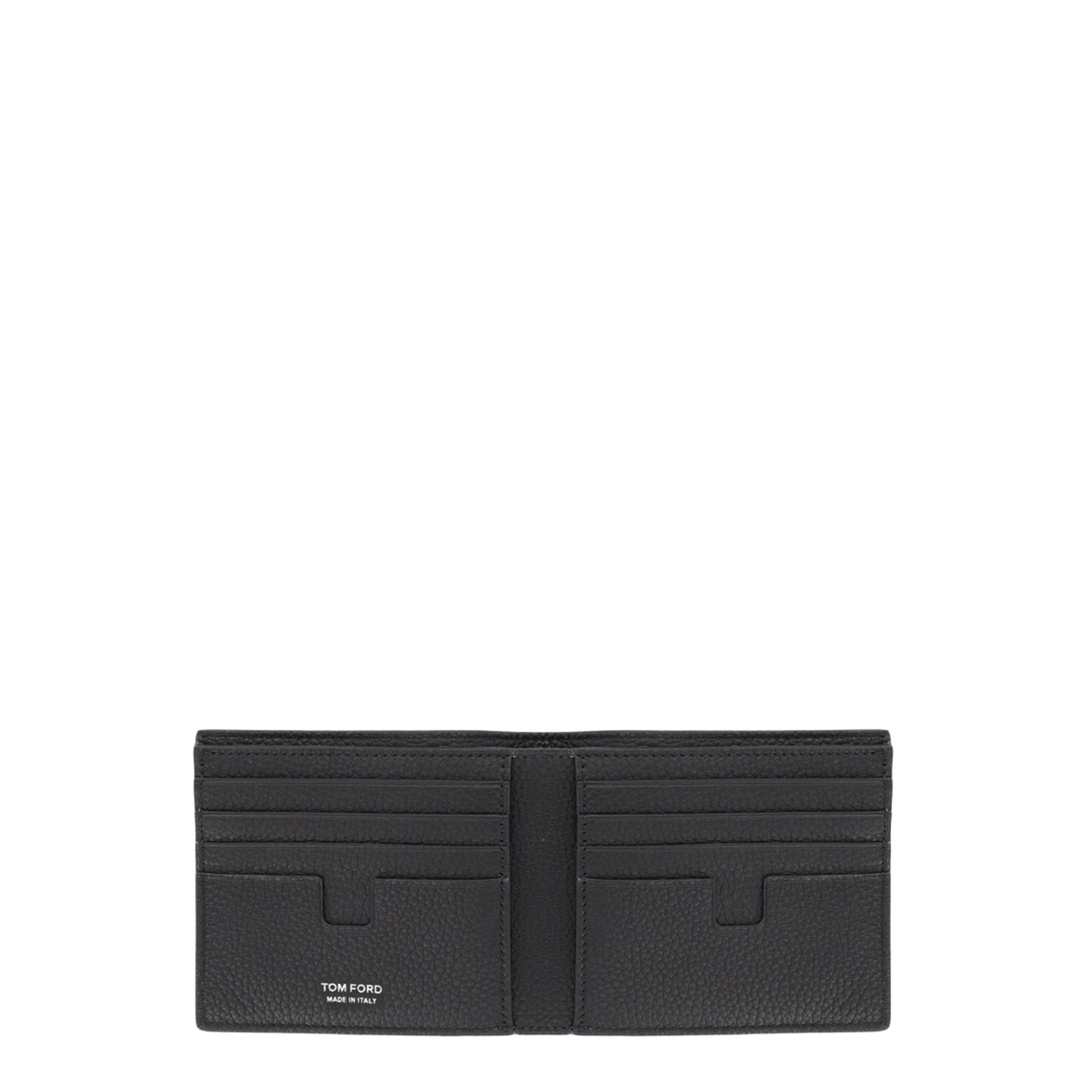 Tom Ford Grained Leather Bifold Wallet - Black - Image 3