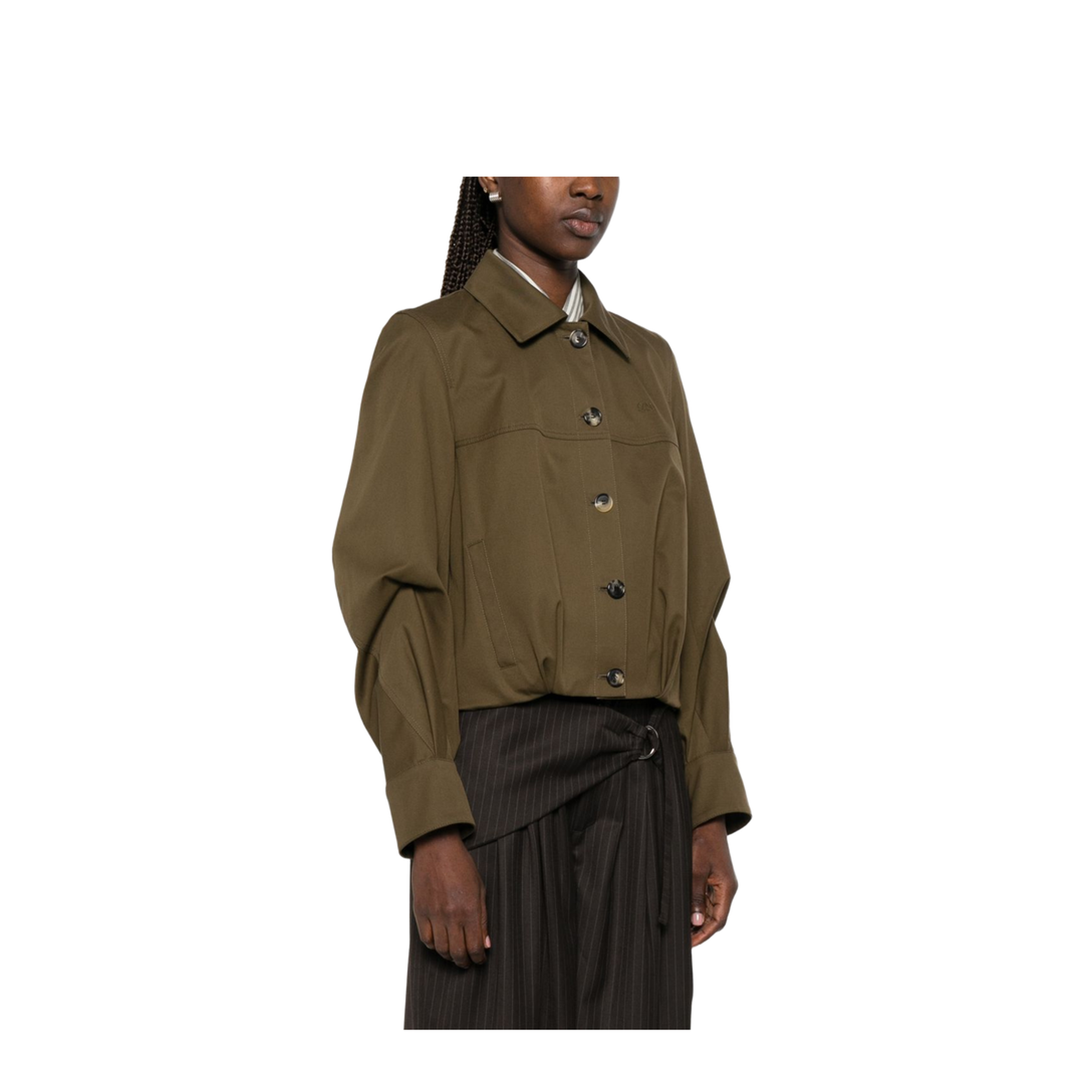 Cotton and Silk Blend Jacket - Image 2