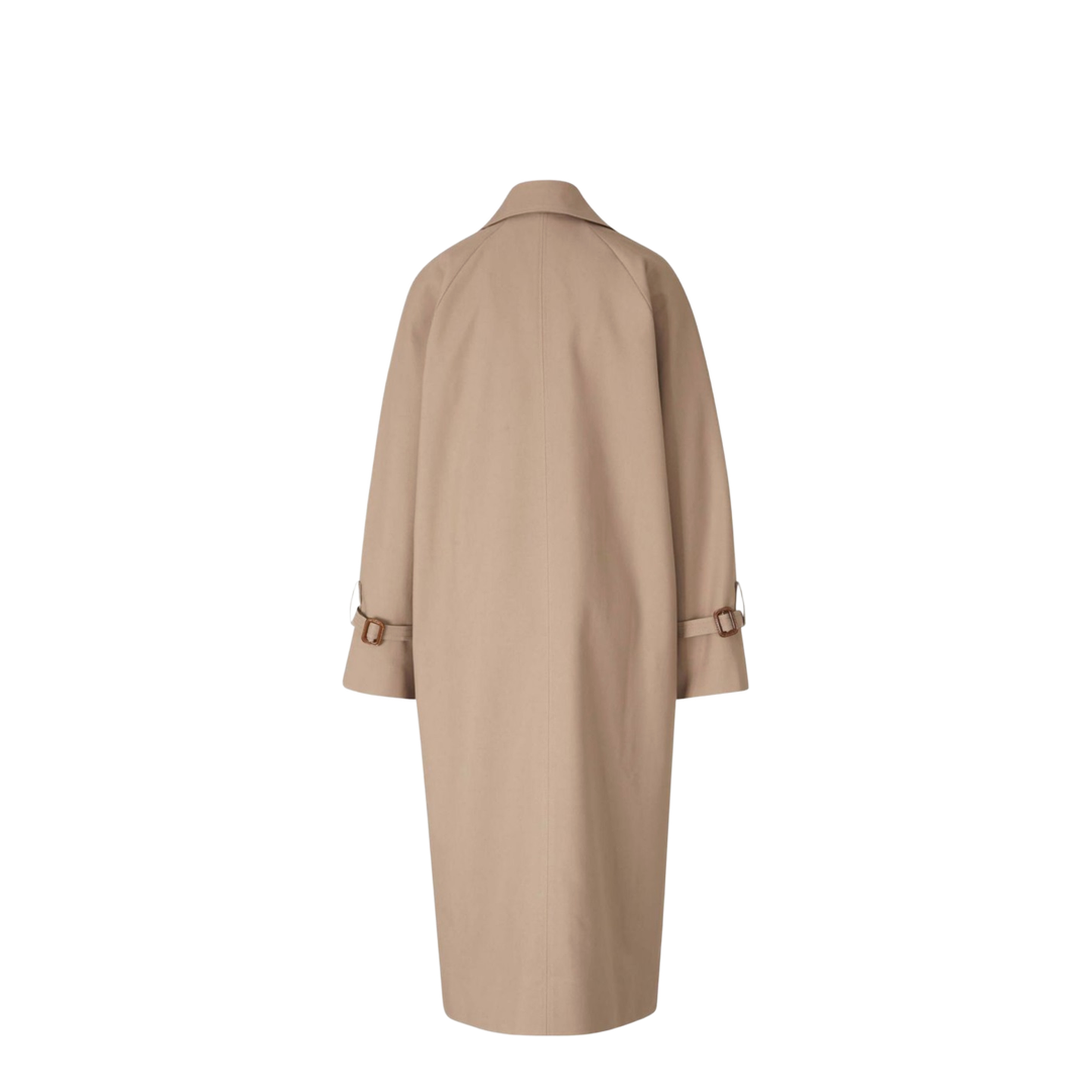 Double-Breasted Cotton Trench Coat - Image 2