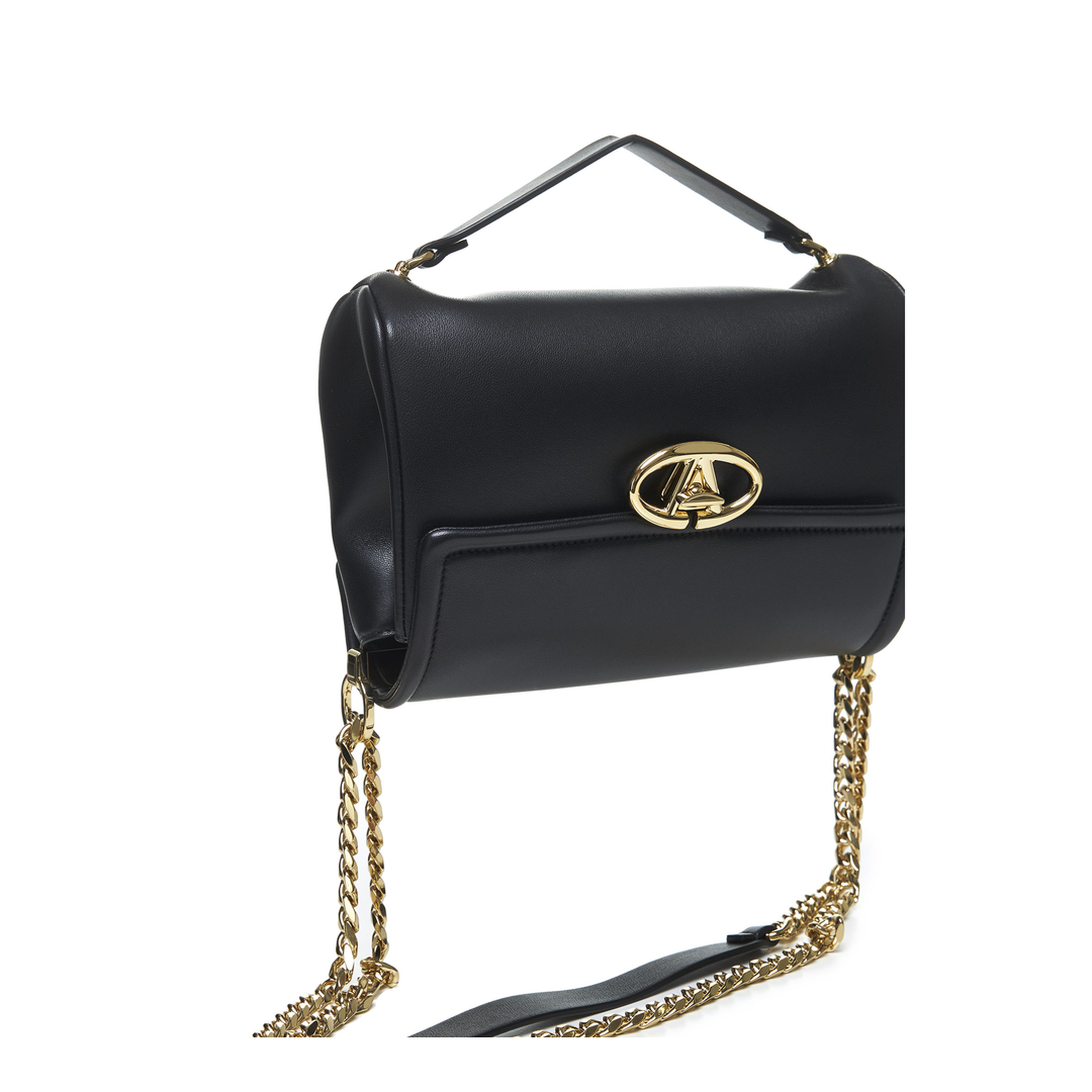 Locò Small Calfskin Shoulder Bag - Black - Image 4