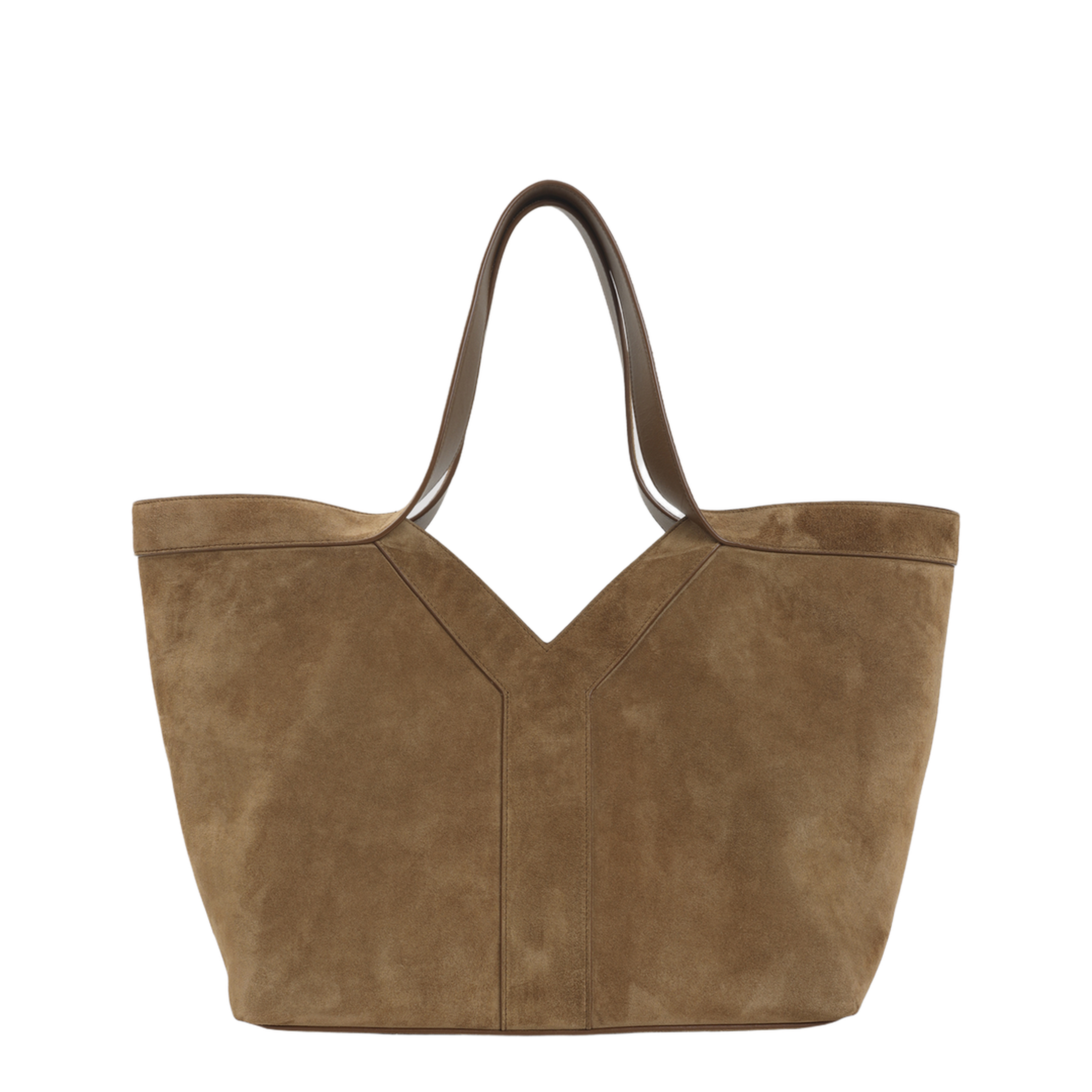 Suede Small Y Tote Bag - Image 3