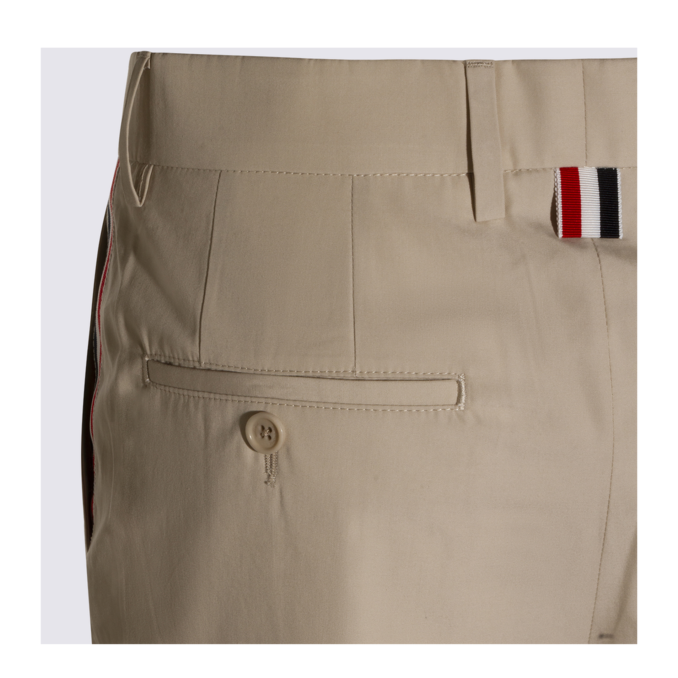 Relaxed Classic Beltloop Trouser With Gg Tape Details In Wrinkle Free Cotton Suiting - Image 8