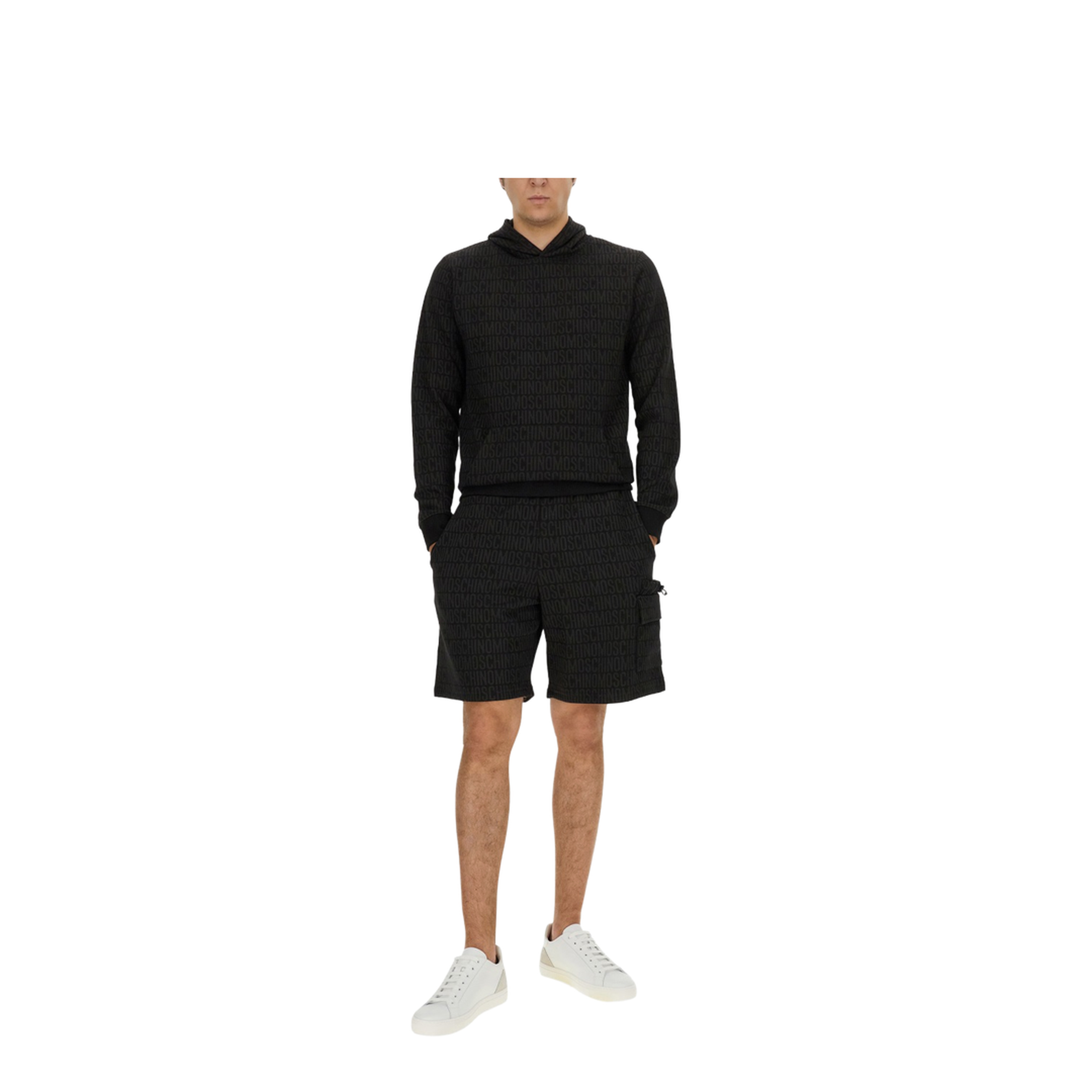 Sweatshirt with All Over Logo - Image 2