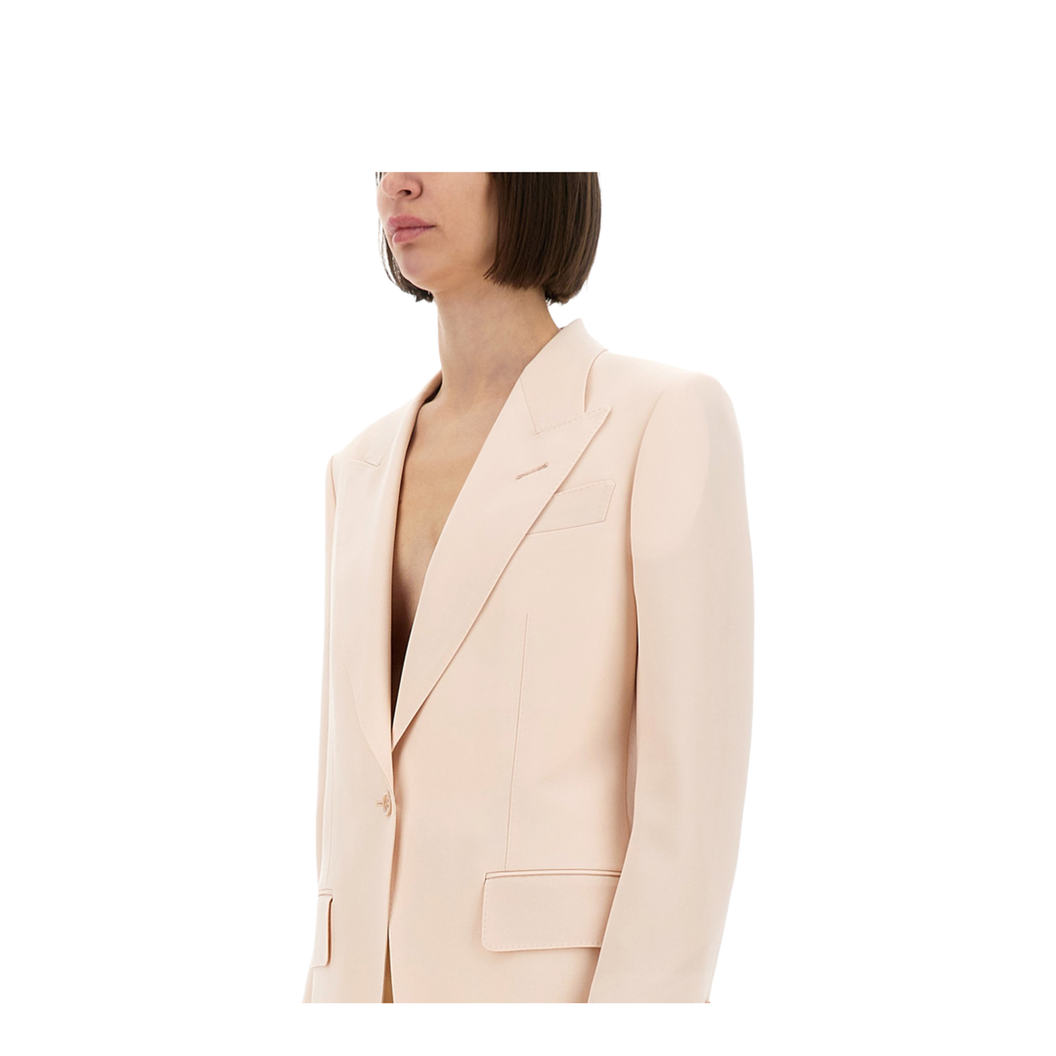 Single Breasted Wool Jacket - Image 4