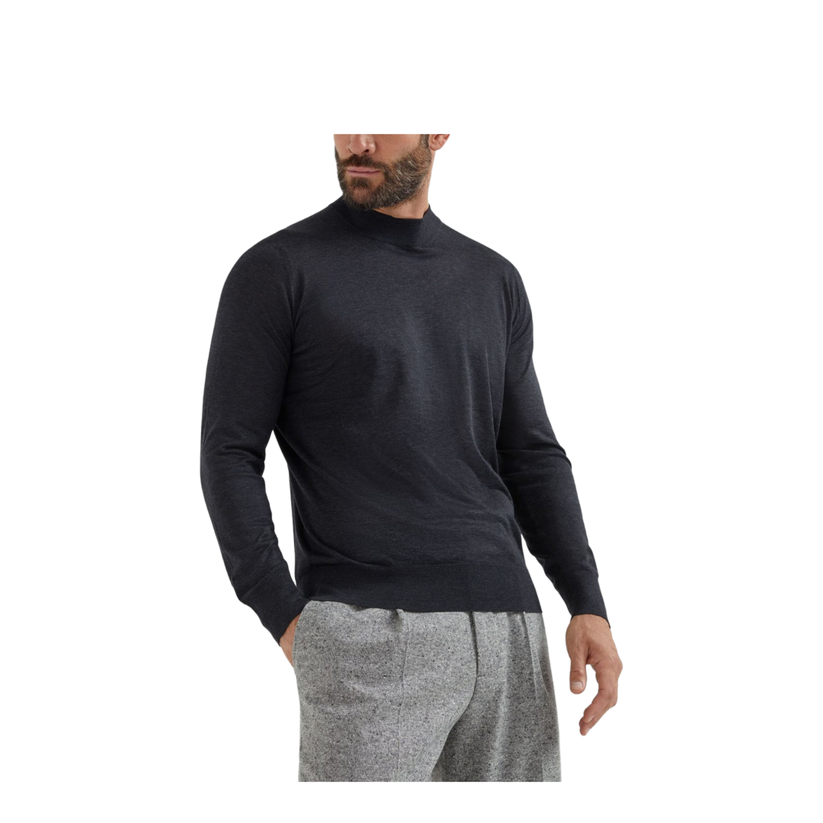 Cotton and Silk Blend Sweater - Image 4