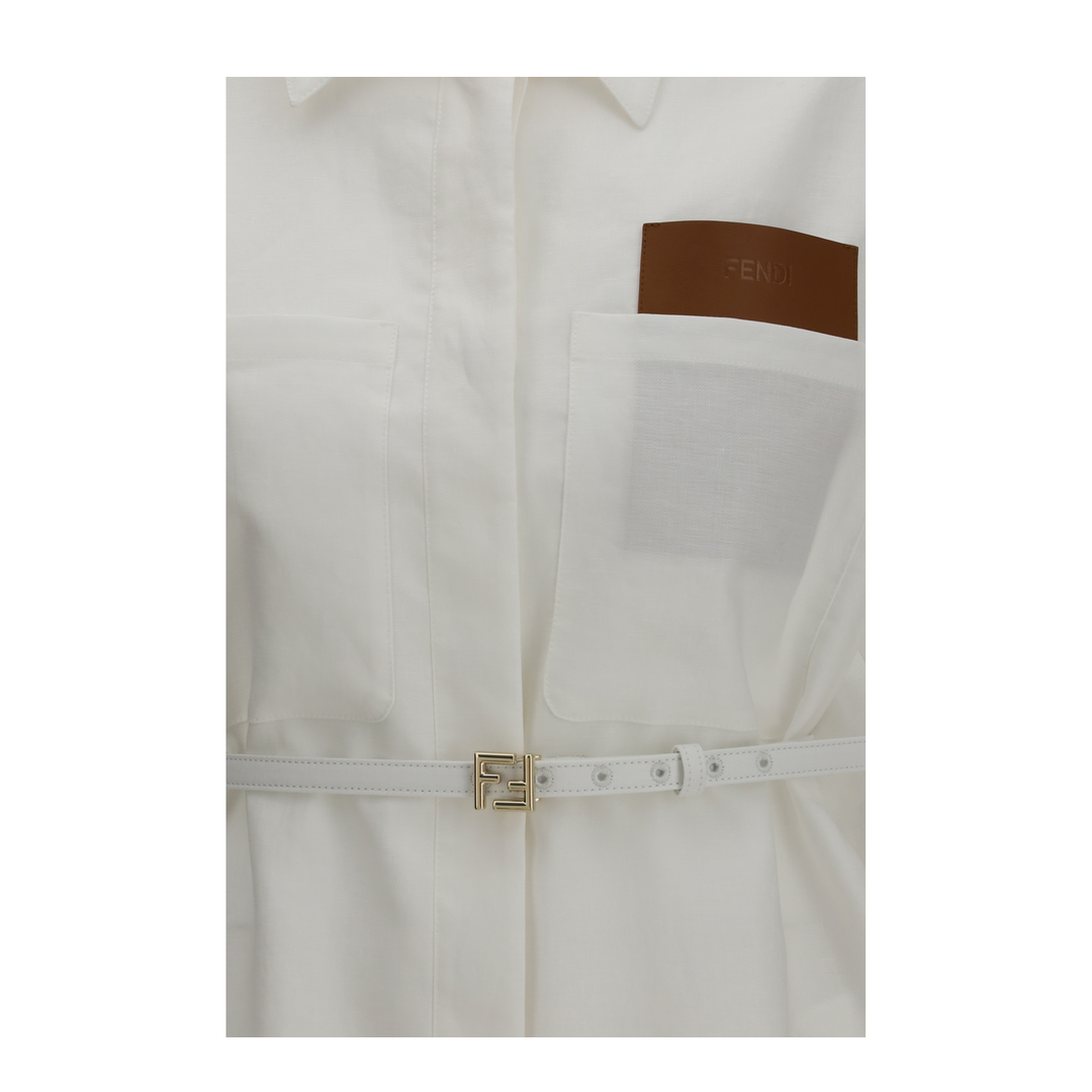 Linen and Cotton Belted Jacket - Image 3