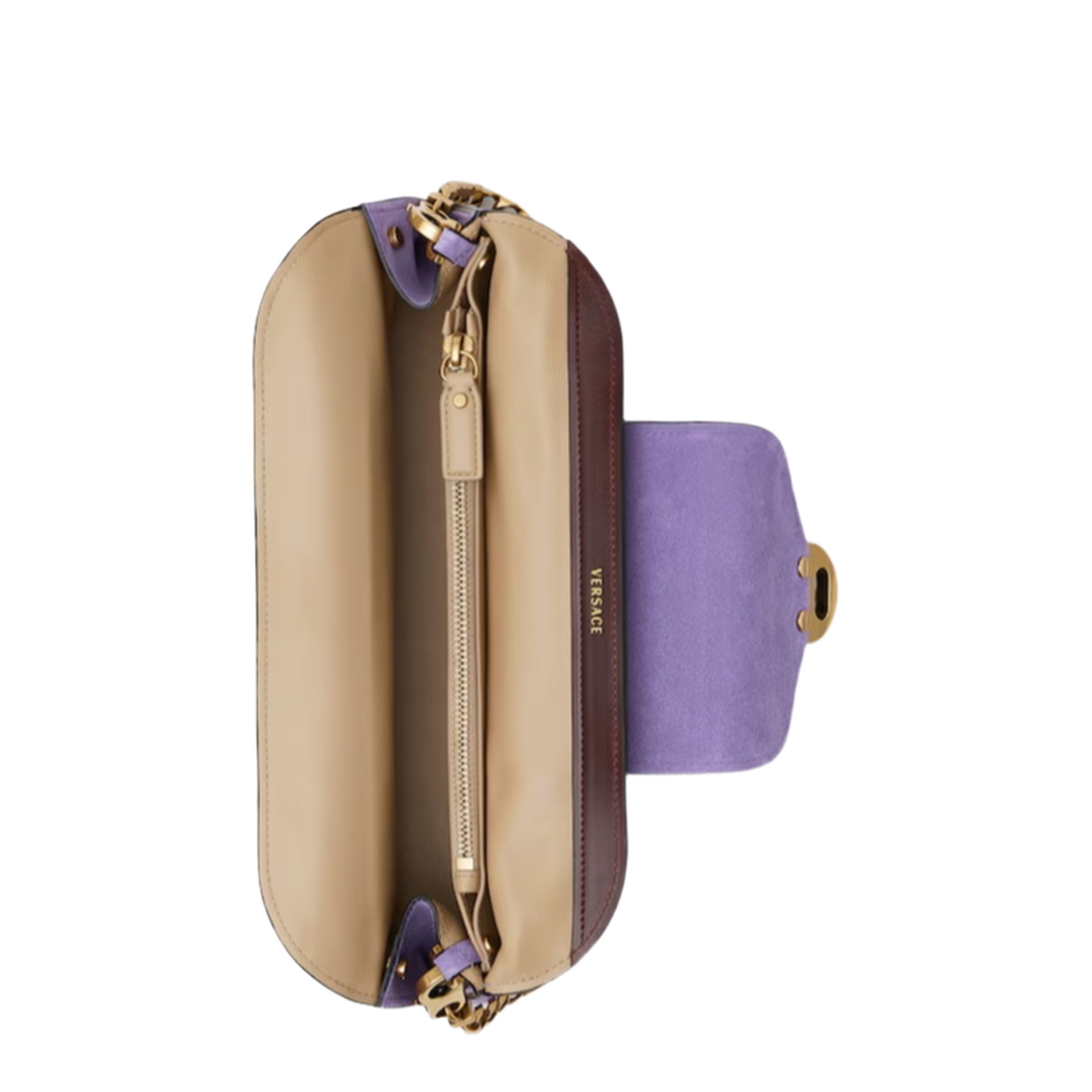 Mini Suede Clutch - Lilac - Image 2