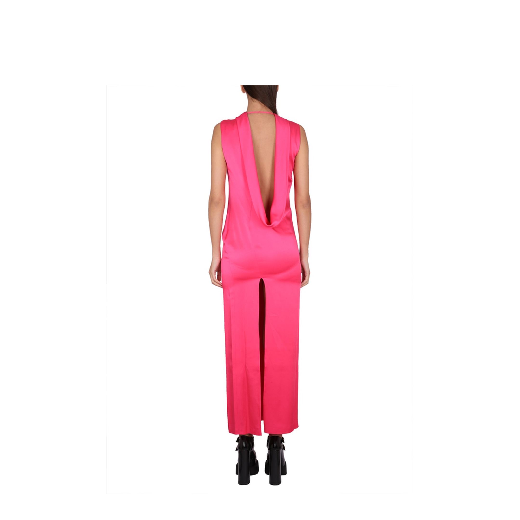 Long Dress With Ring Neckline - Image 3