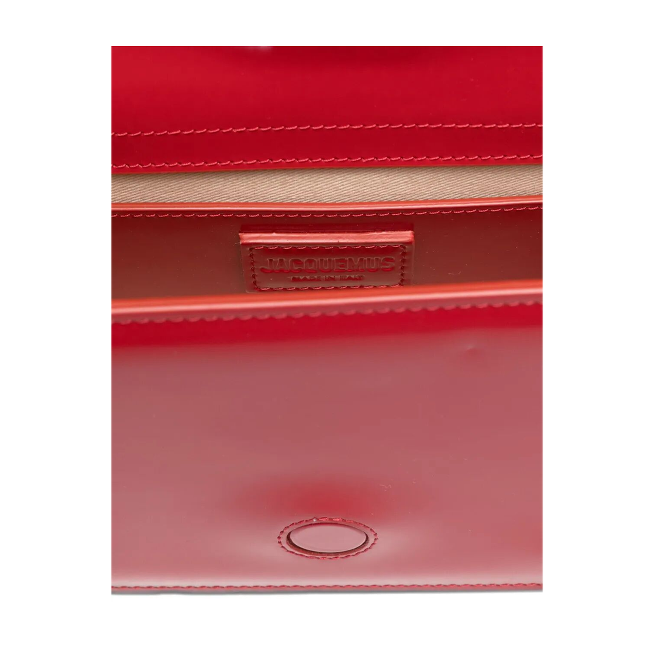 Le Grand Bambino Calf Leather Tote - Red - Image 4