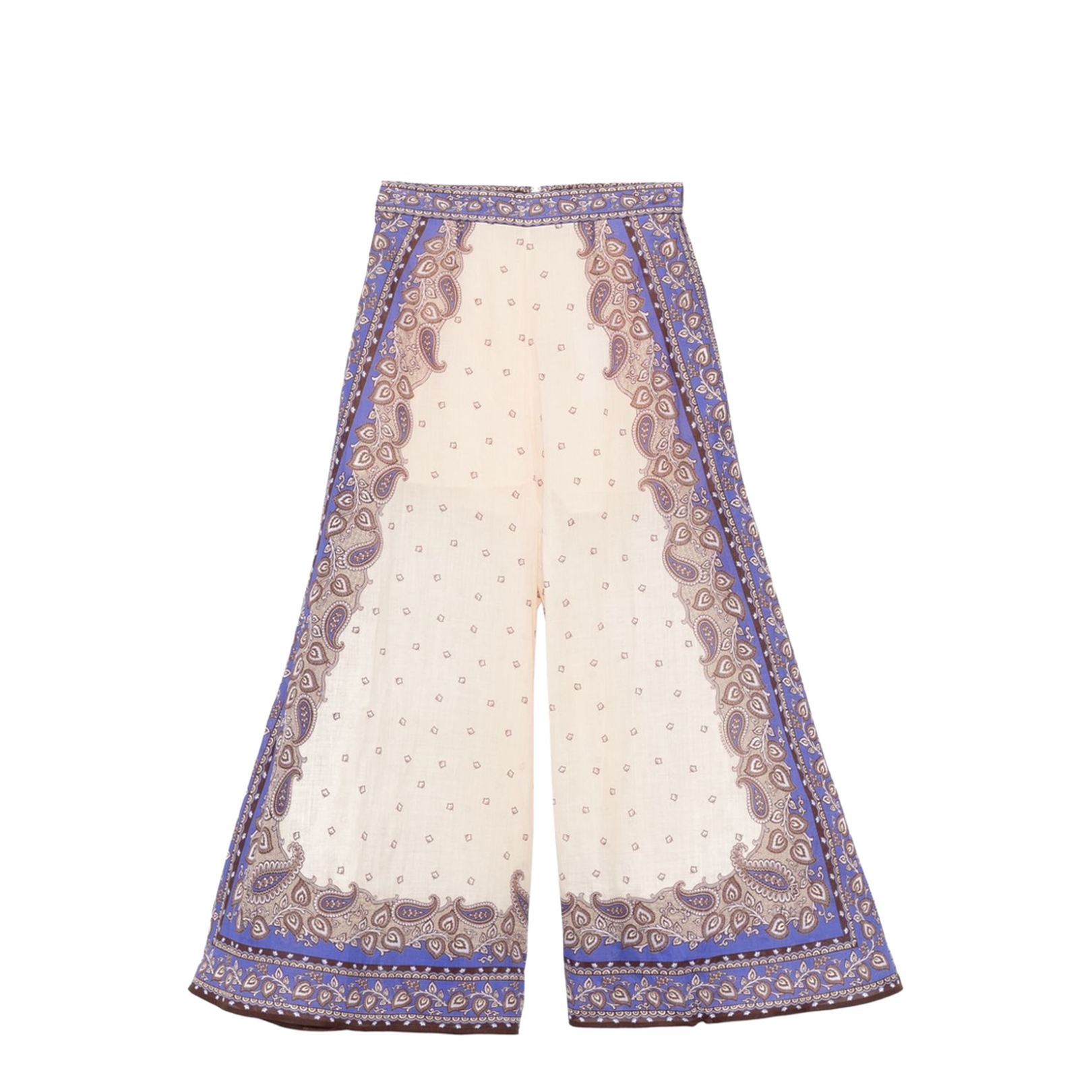 Maxine Wide Leg Printed Trousers - Image 1