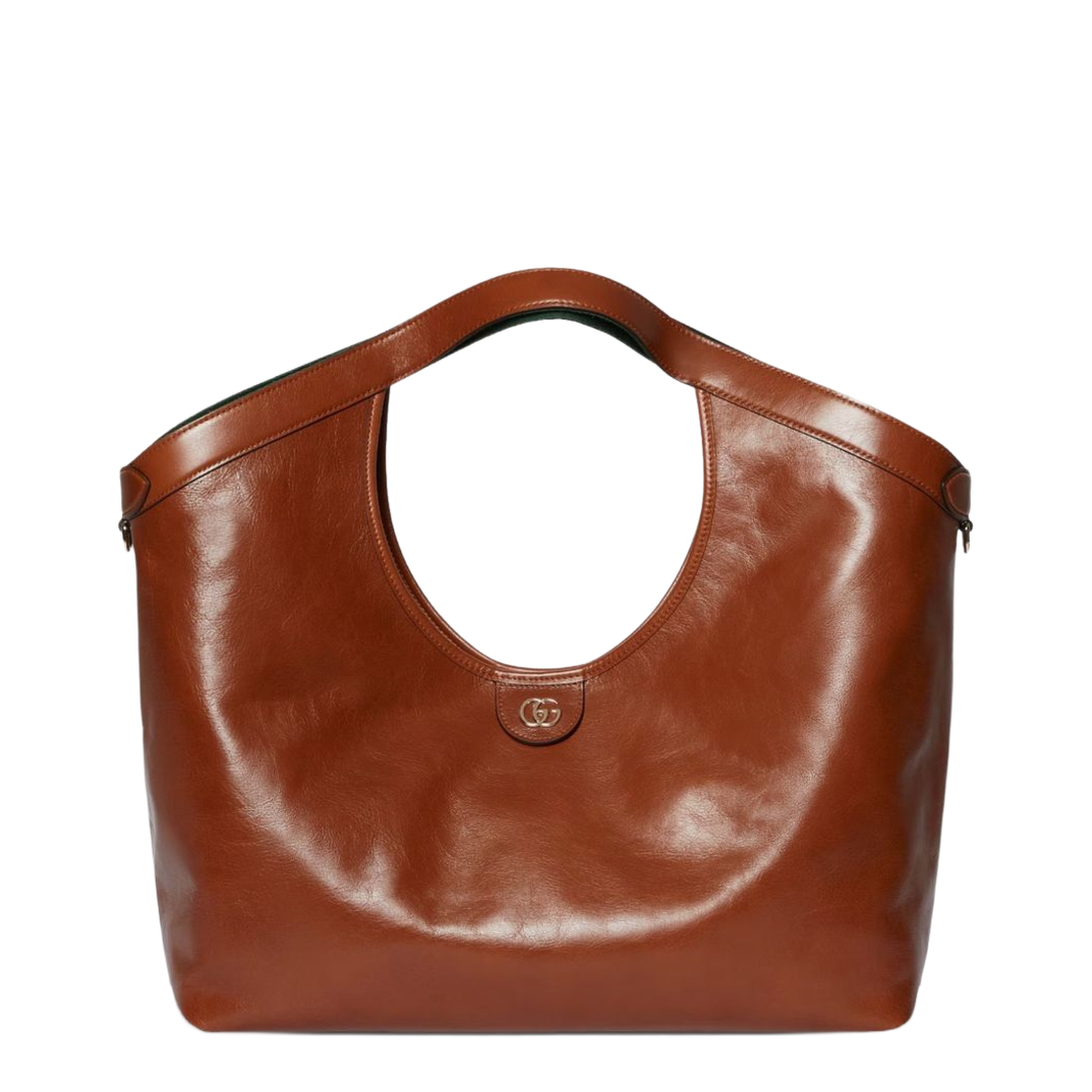 Giglio Large Calfskin Tote Bag - Dark Brown - Image 1