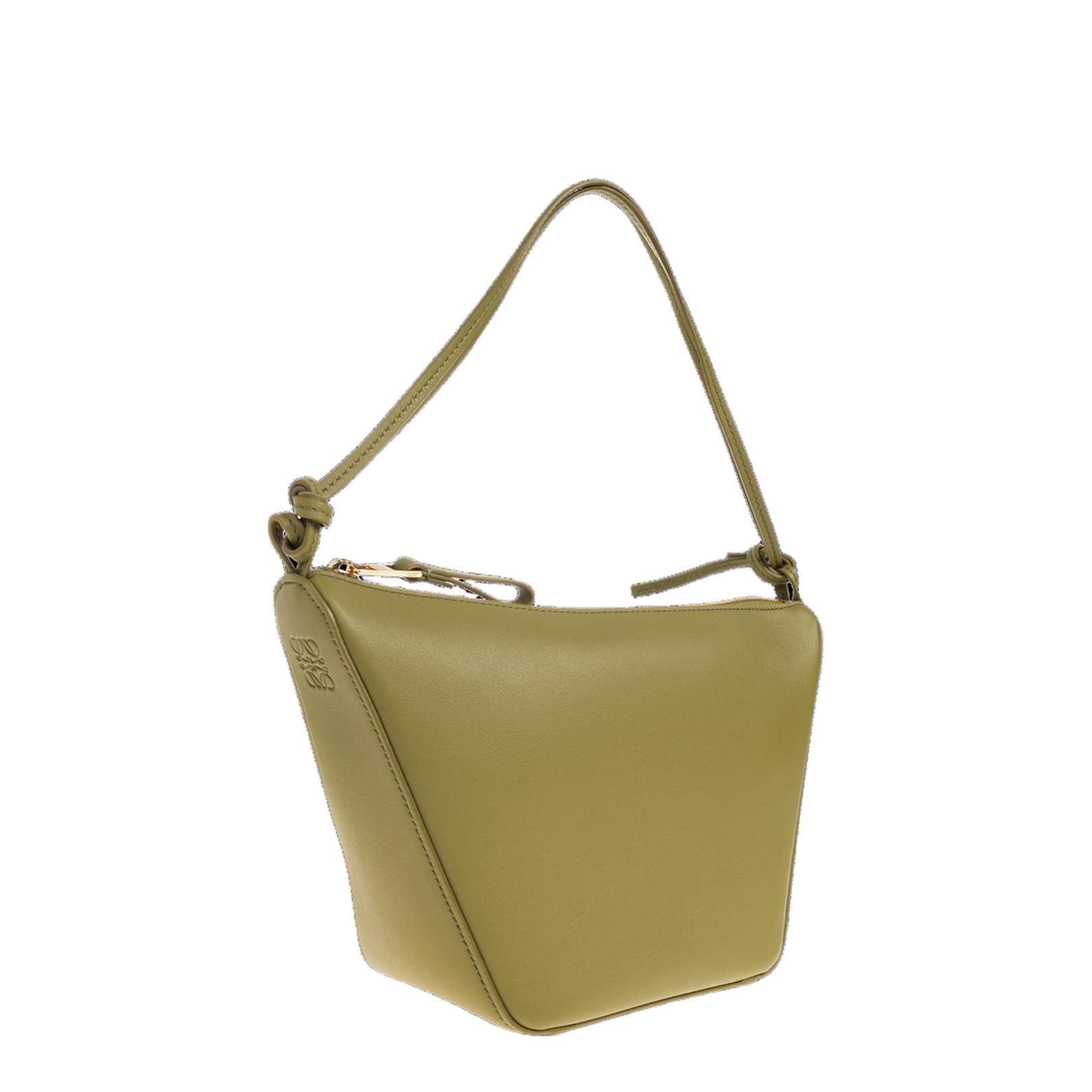 Hammock Mini Leather Shoulder Bag - Light Moss - Image 4