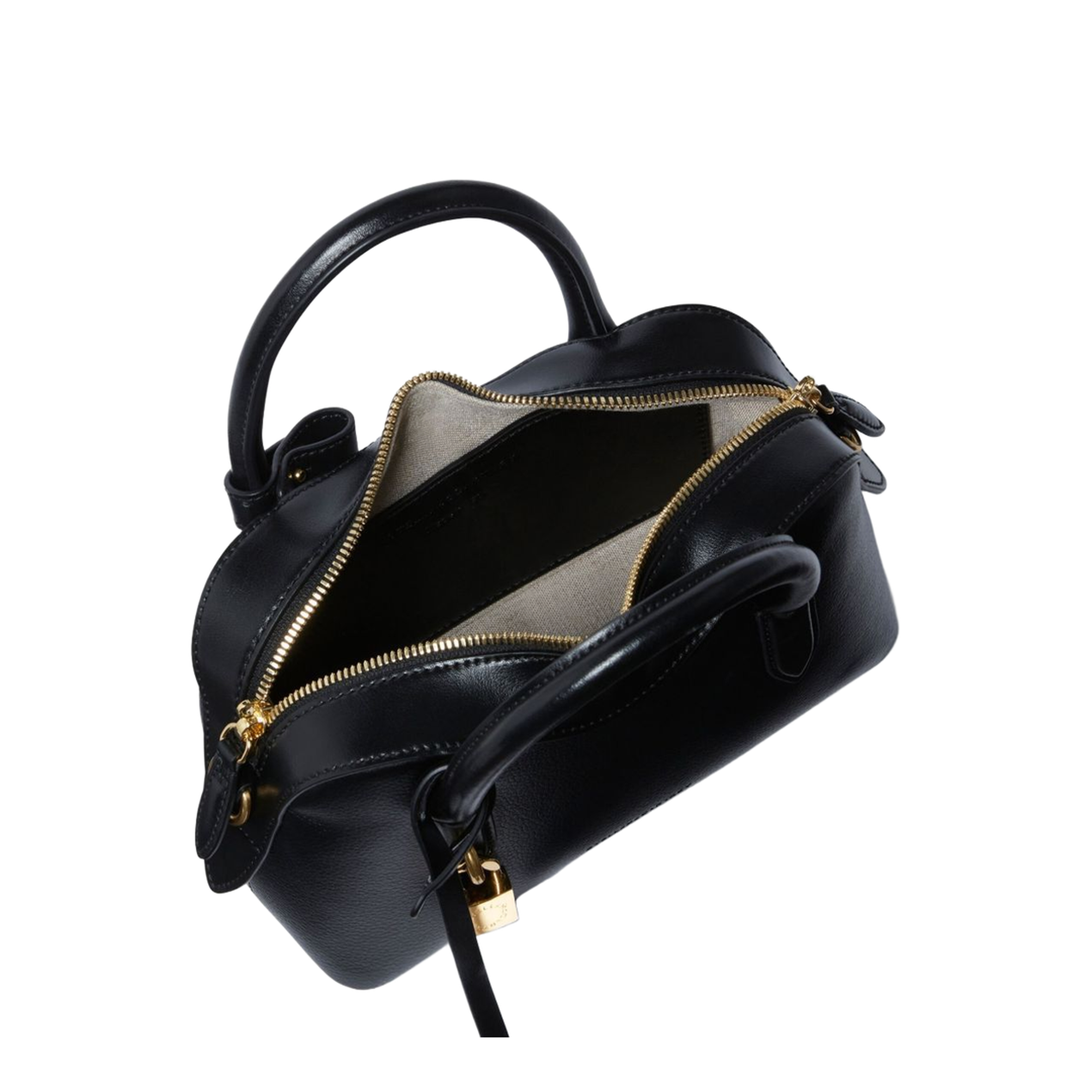 Stella Ryder Small Faux-Suede Crossbody - Black - Image 4