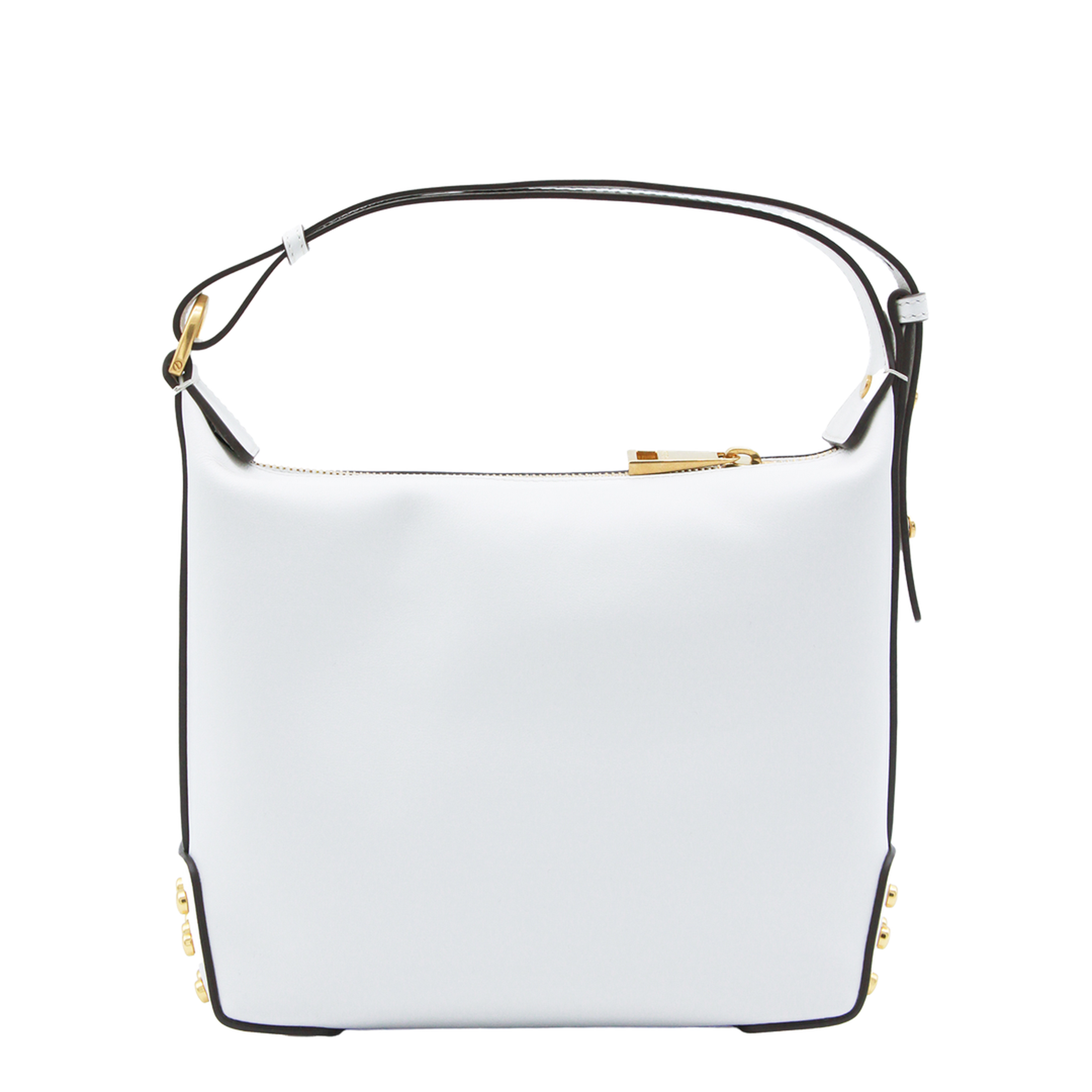 Mini Calf Leather Shoulder Bag - White - Image 5