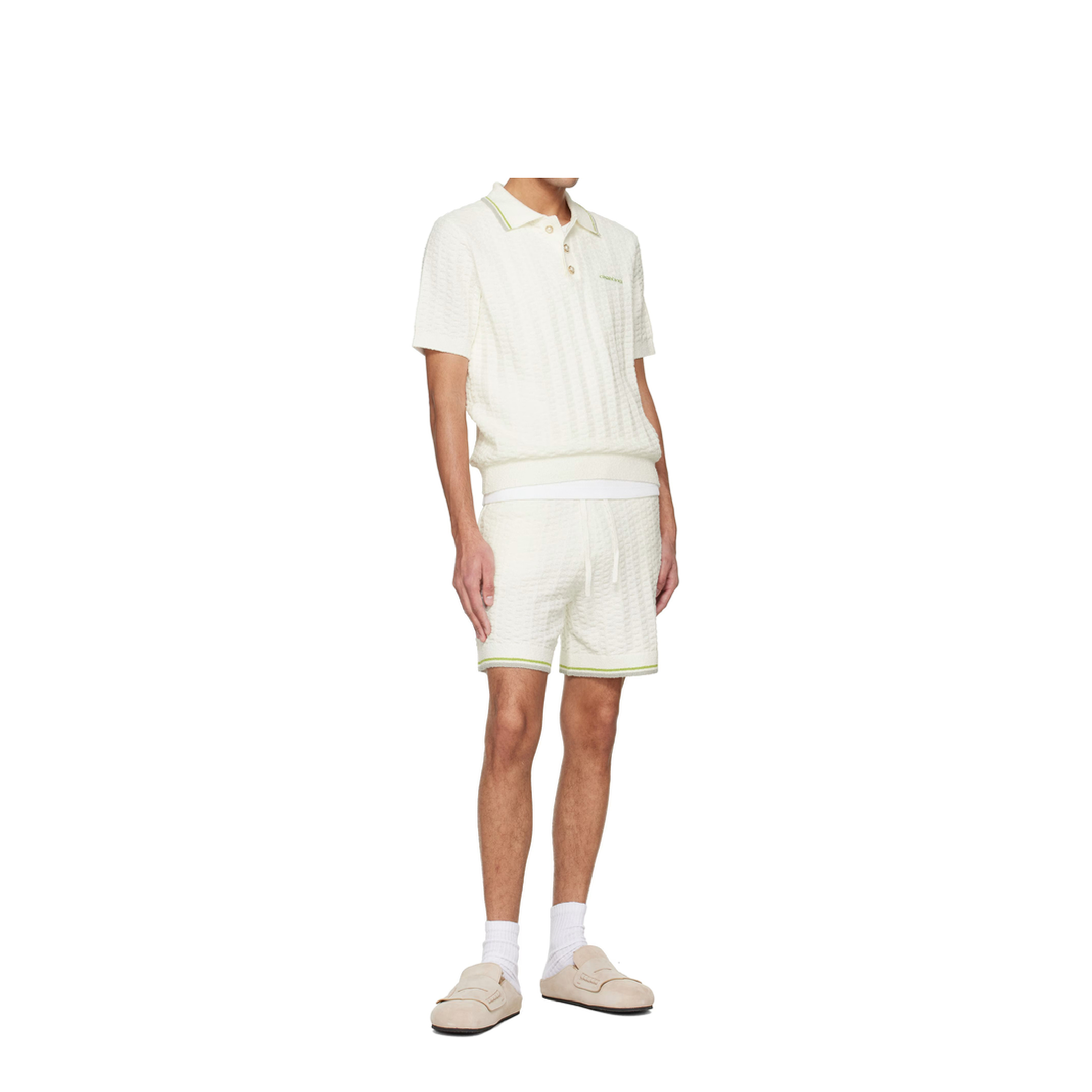 Tennis Bouclé Polo Shirt - Image 4