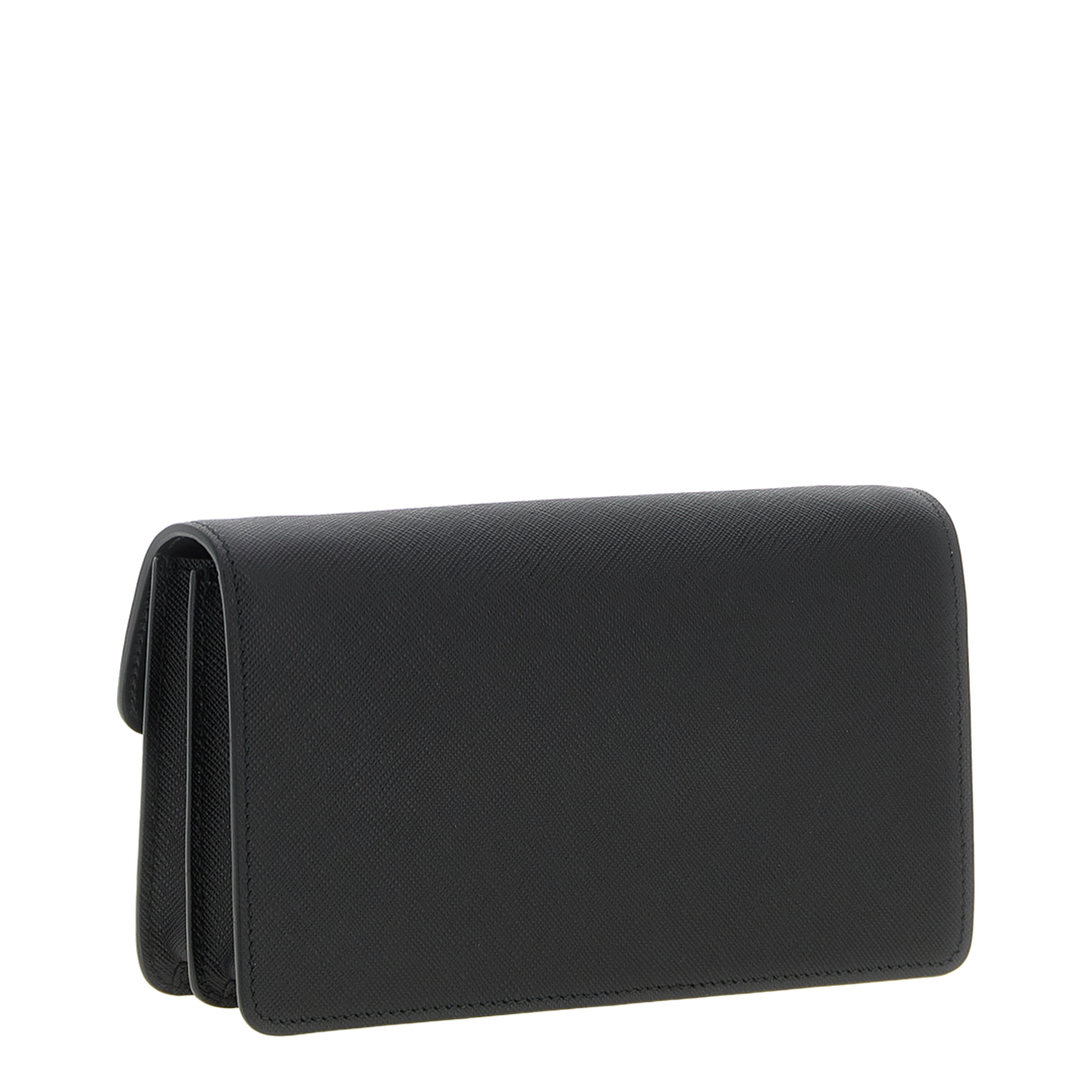 Mini Saffiano Calfskin Crossbody - Black - Image 2
