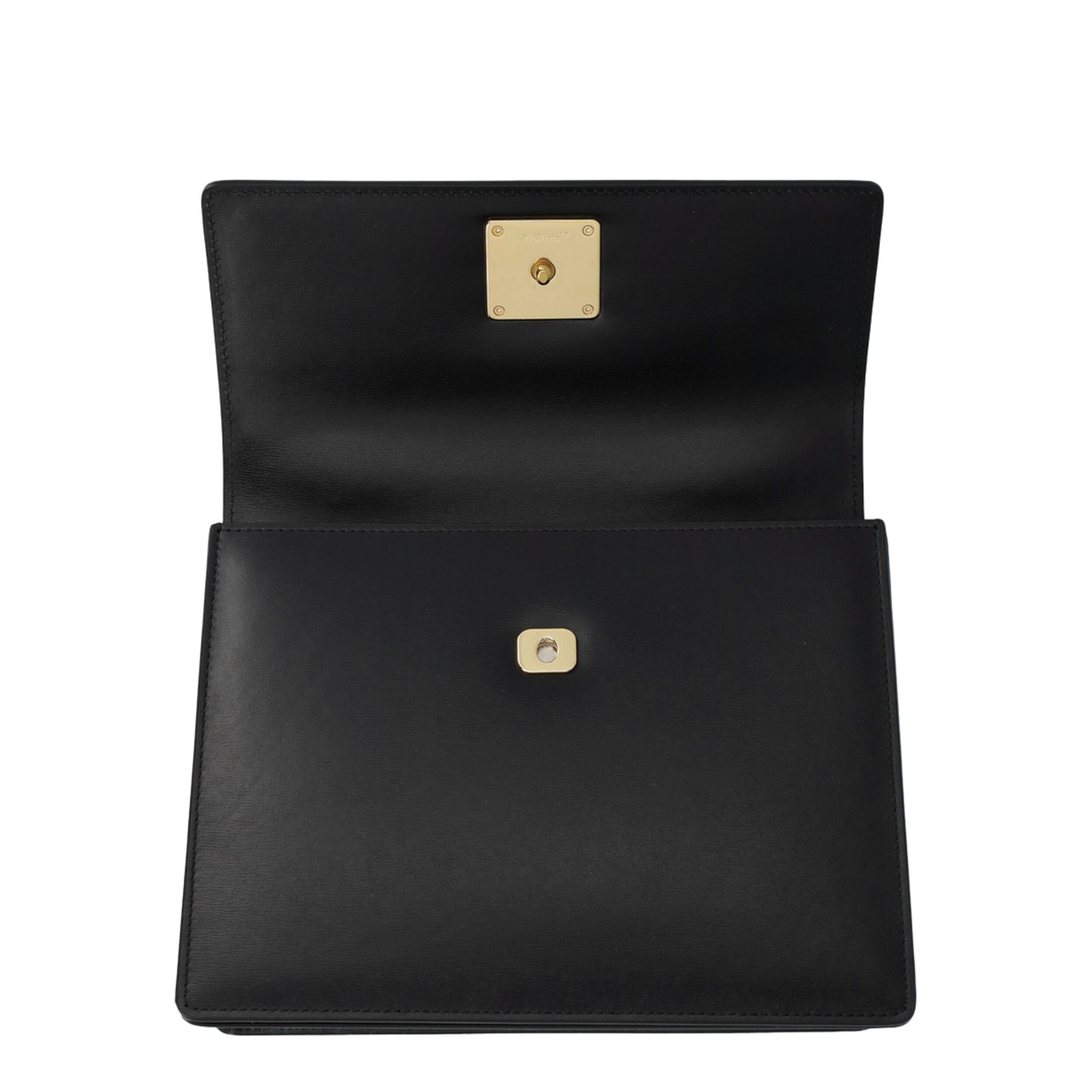 Black Leather Jitney 2.8 Handbag - Image 5