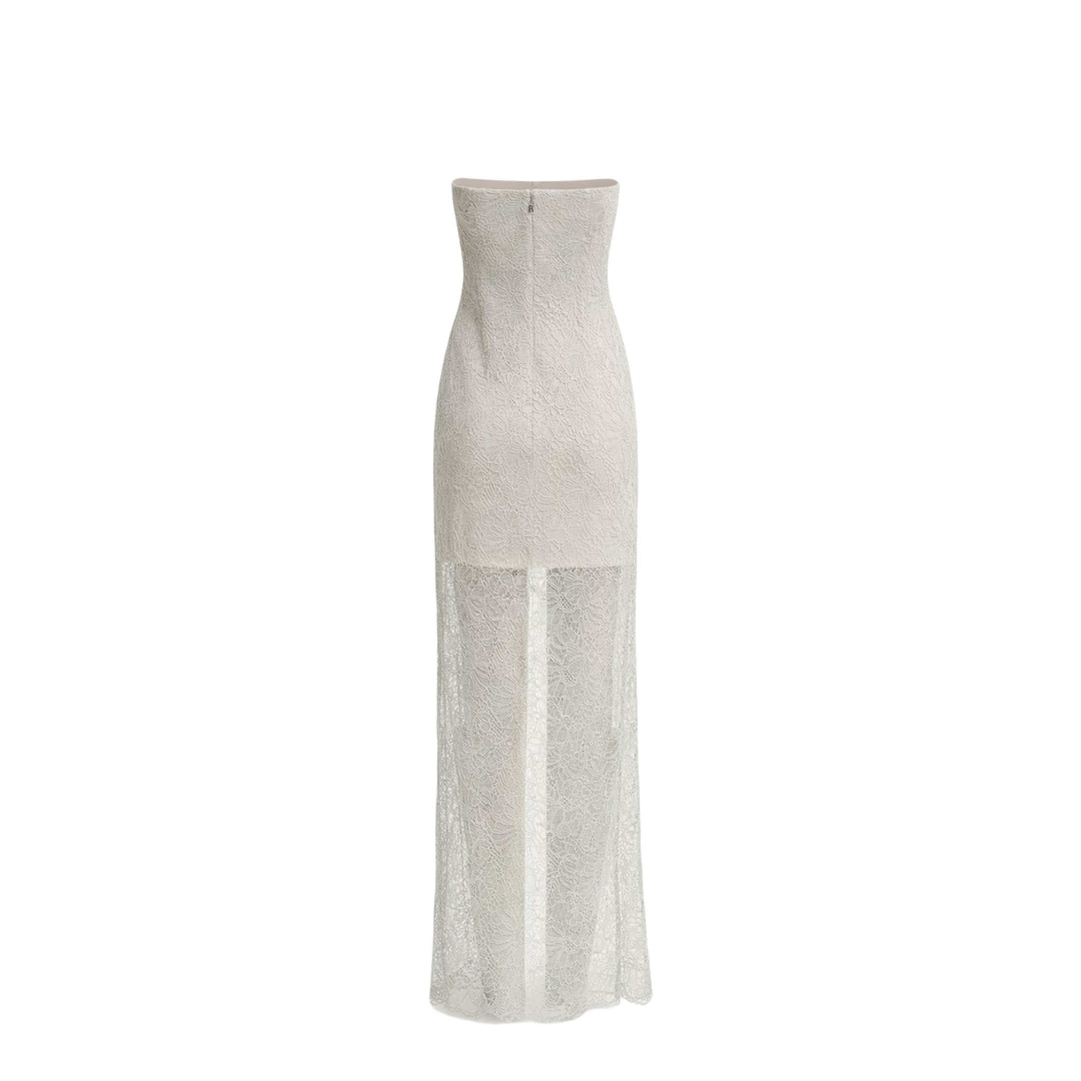 Lace Ruched Midi Dress - Image 3