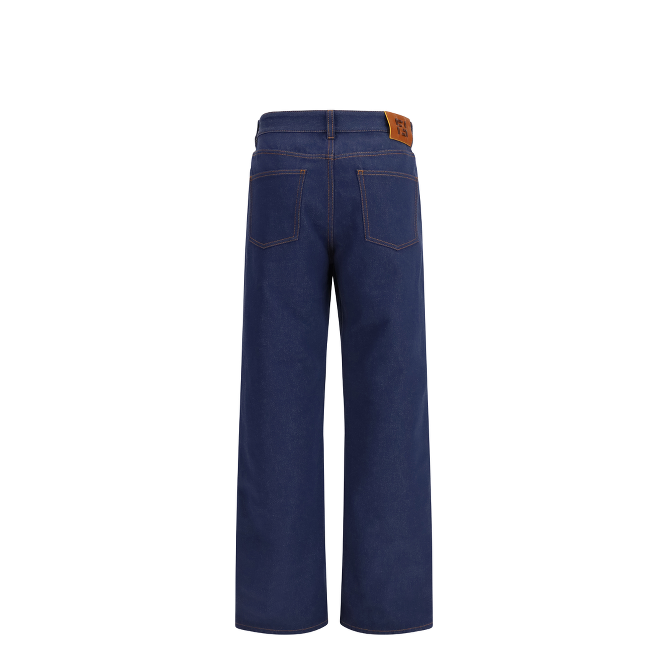 Five-pocket straight cut Jeans with logo detail - Image 2