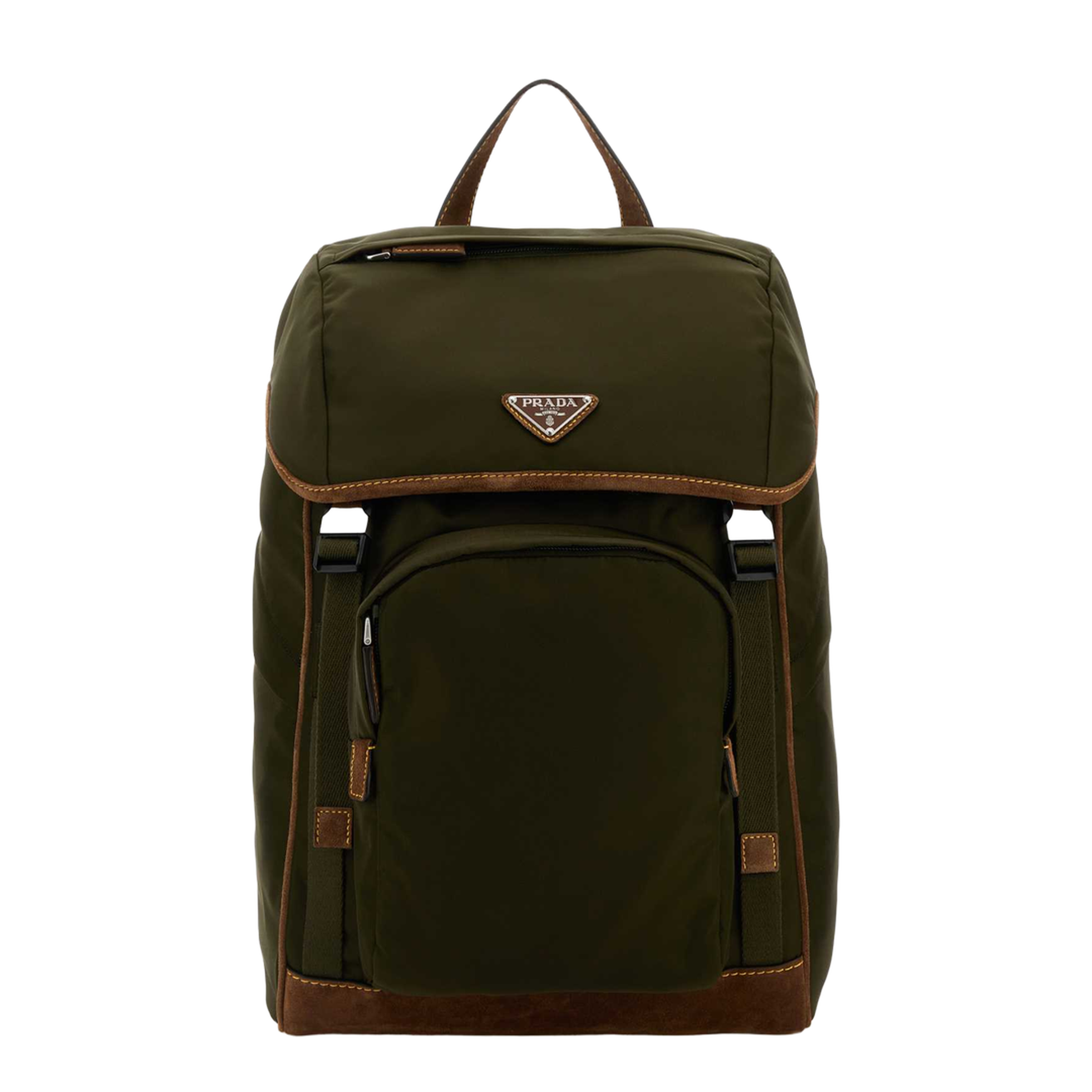 Re-Nylon and Suede Backpack - Image 3