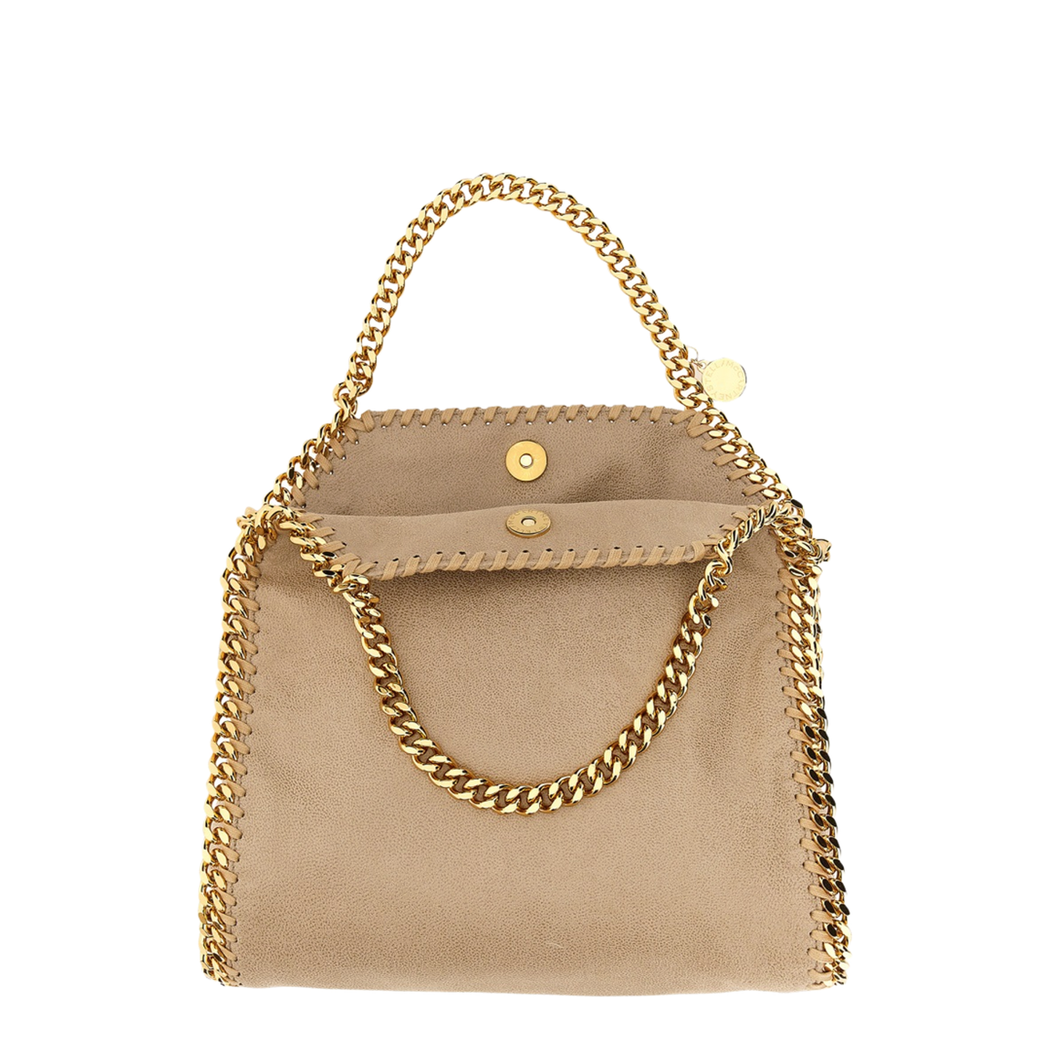 Falabella Mini Matte Vegan Shaggy Deer Tote Bag - Clotted Cream - Image 7
