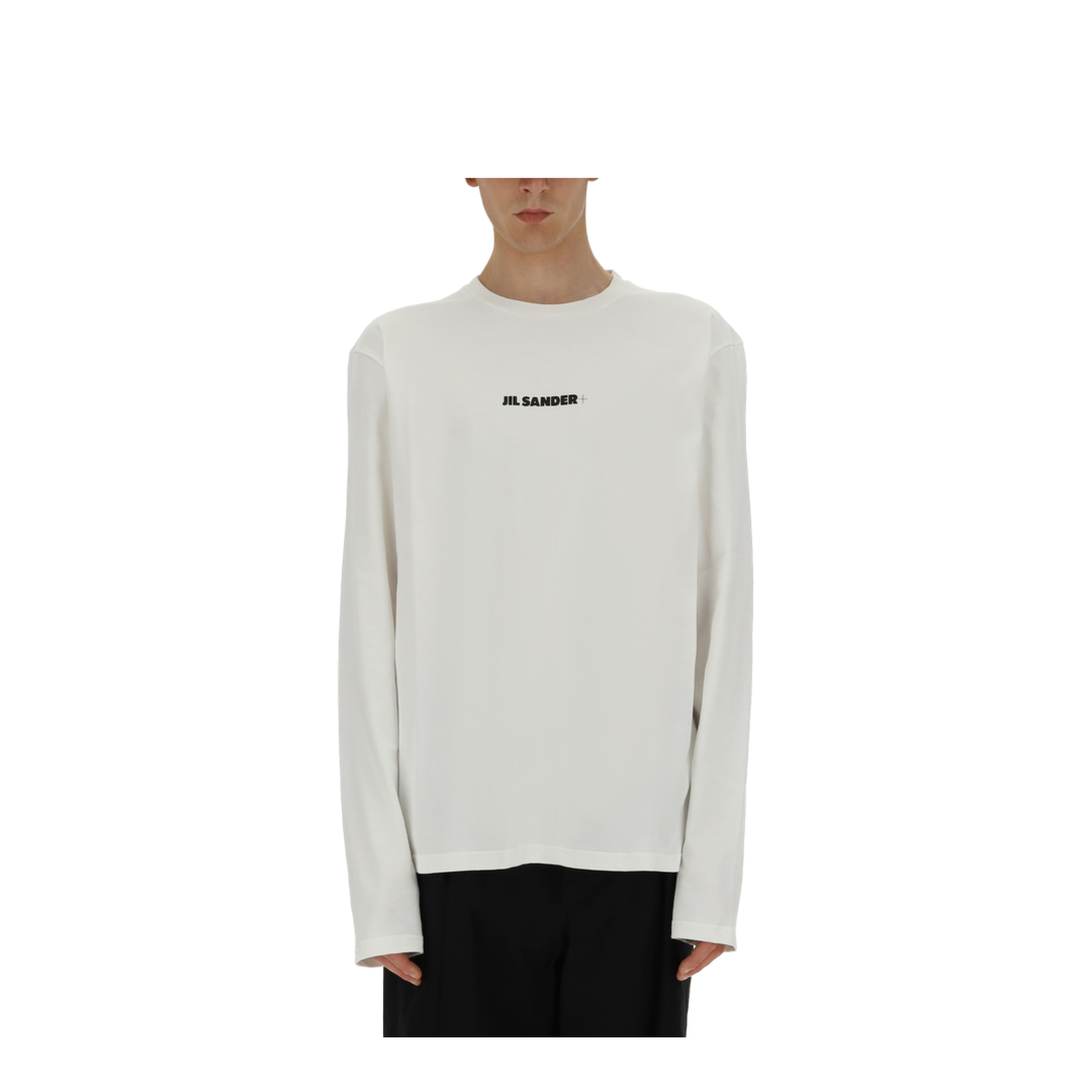 White Cotton T-Shirt - Image 1