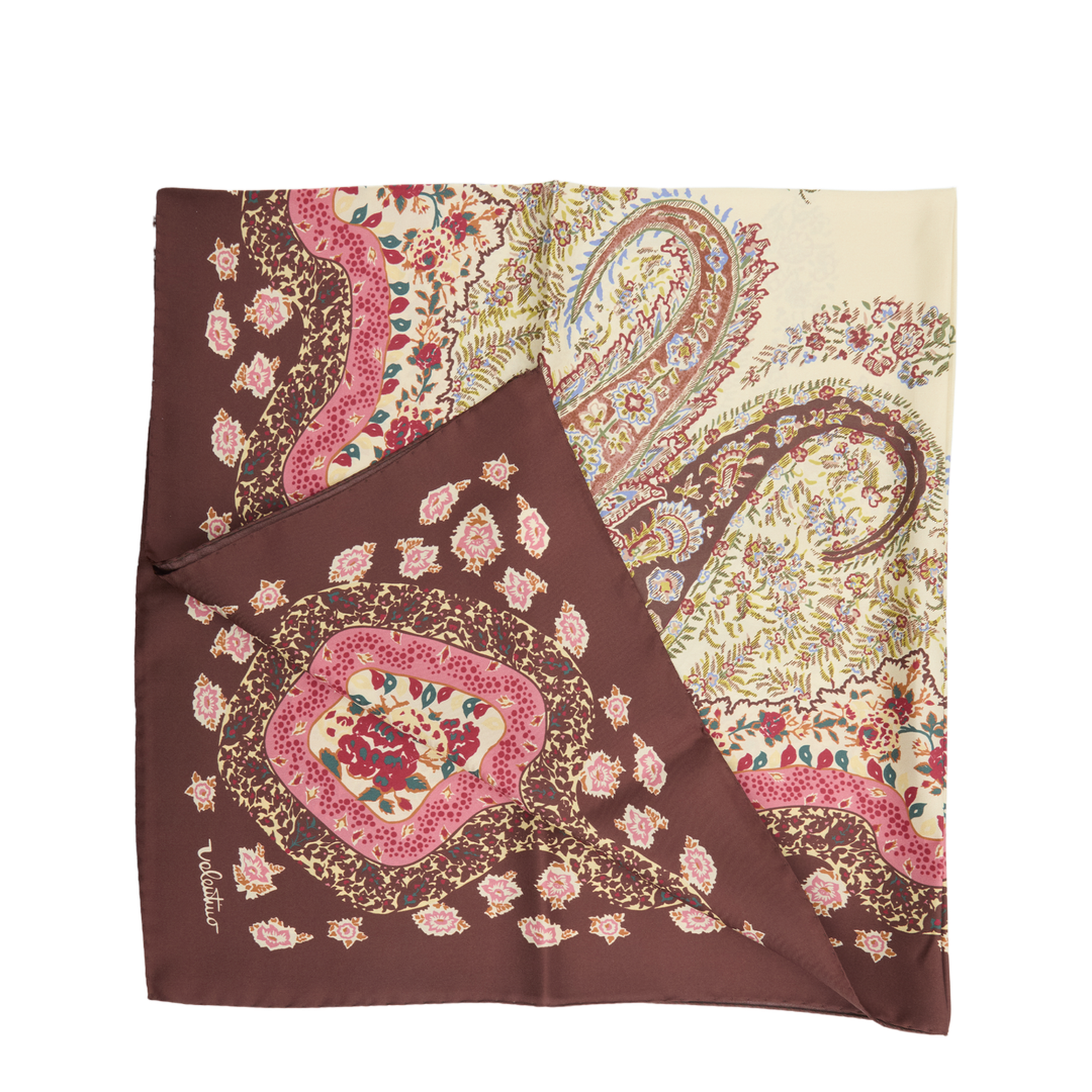 Printed Silk Scarf - Image 1