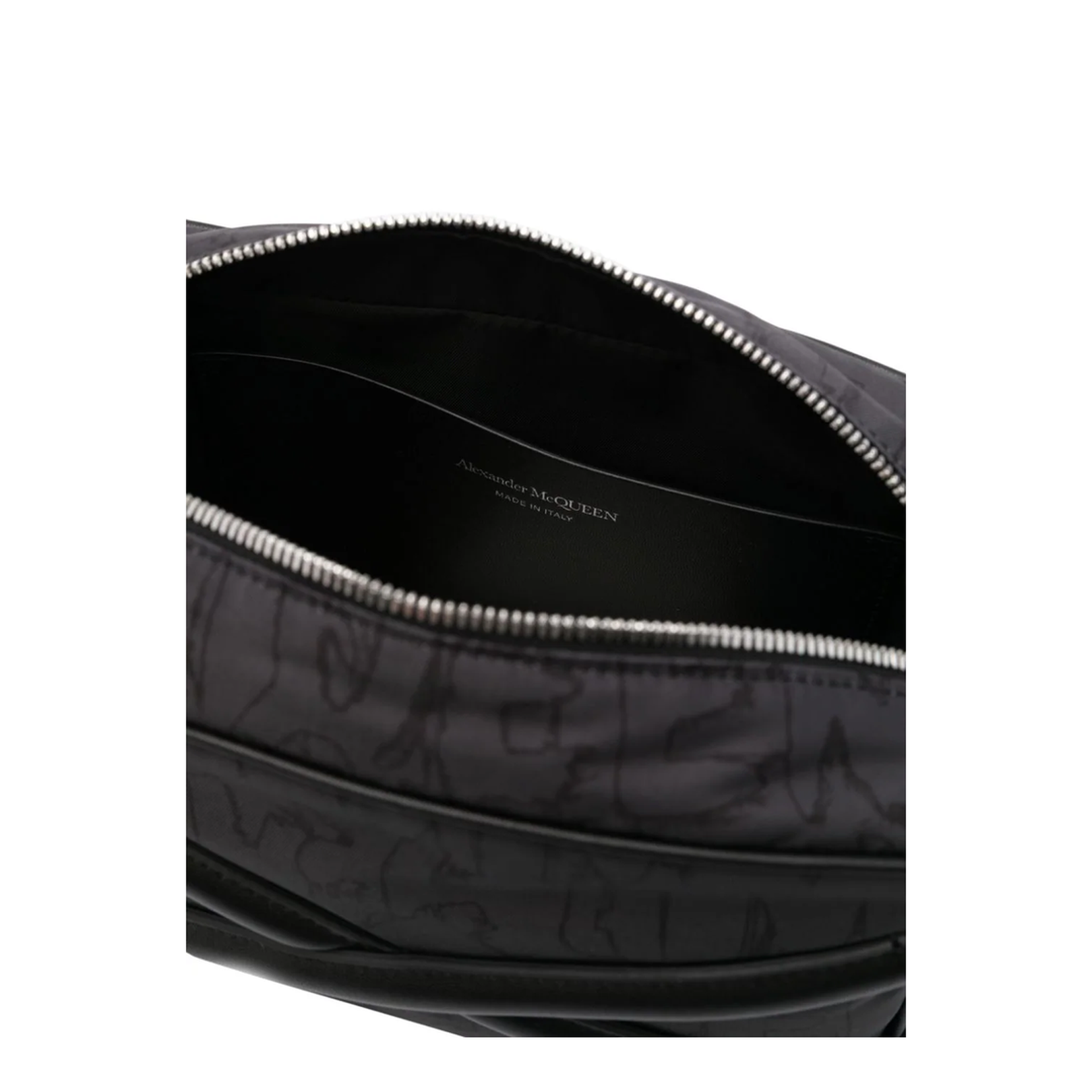 Black Nylon Harness Crossbody Bag - Image 5