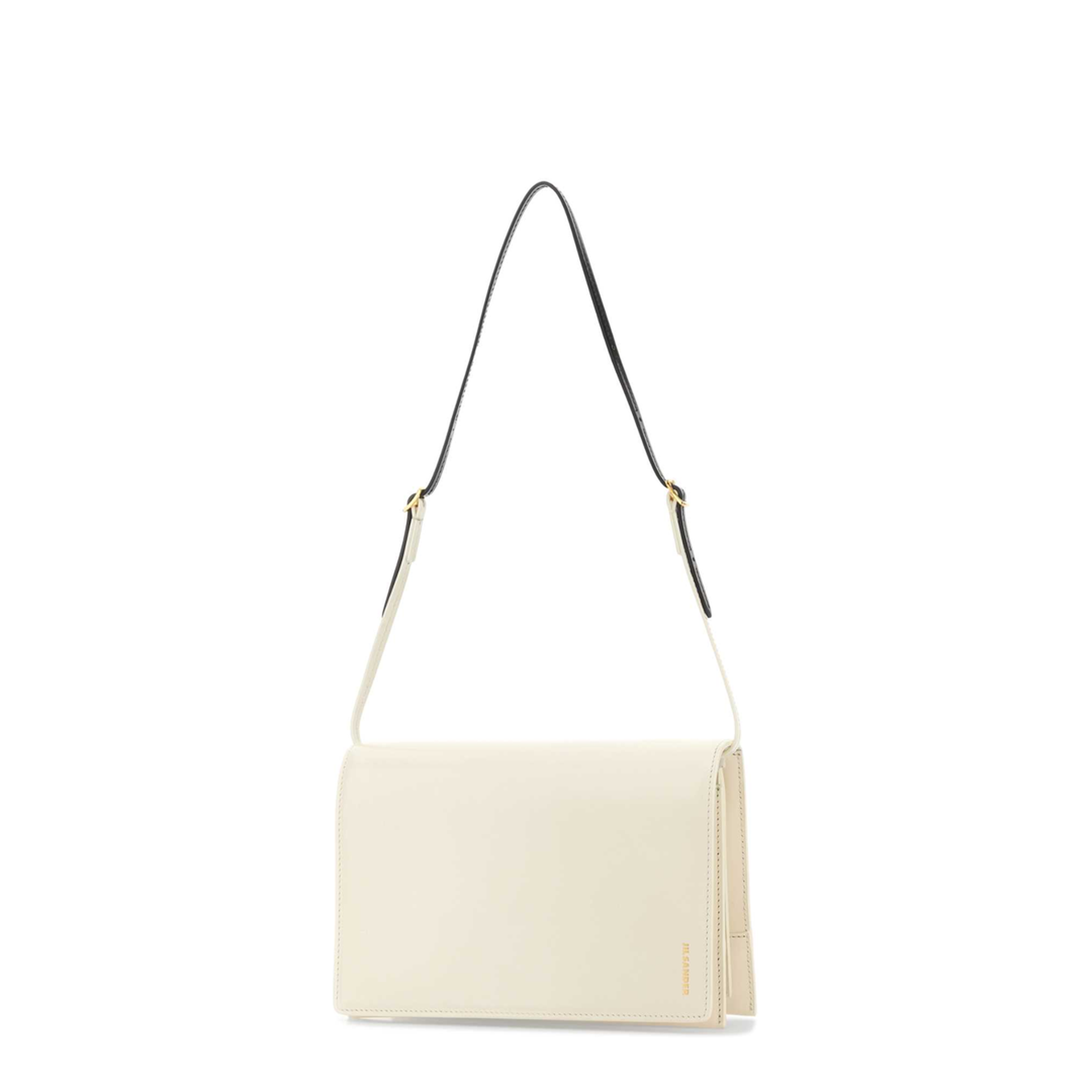 Ivory Leather Small File Shoulder Bag - Image 2