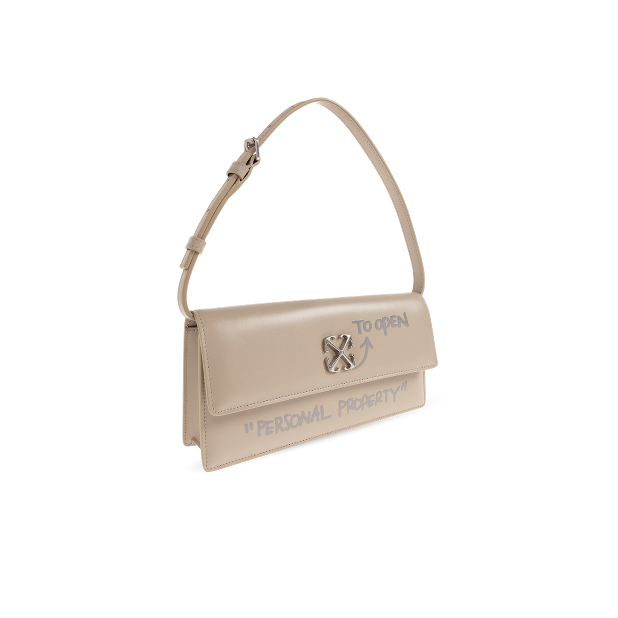 Jitney 1.0 Calfskin Shoulder Bag - Beige - Image 4