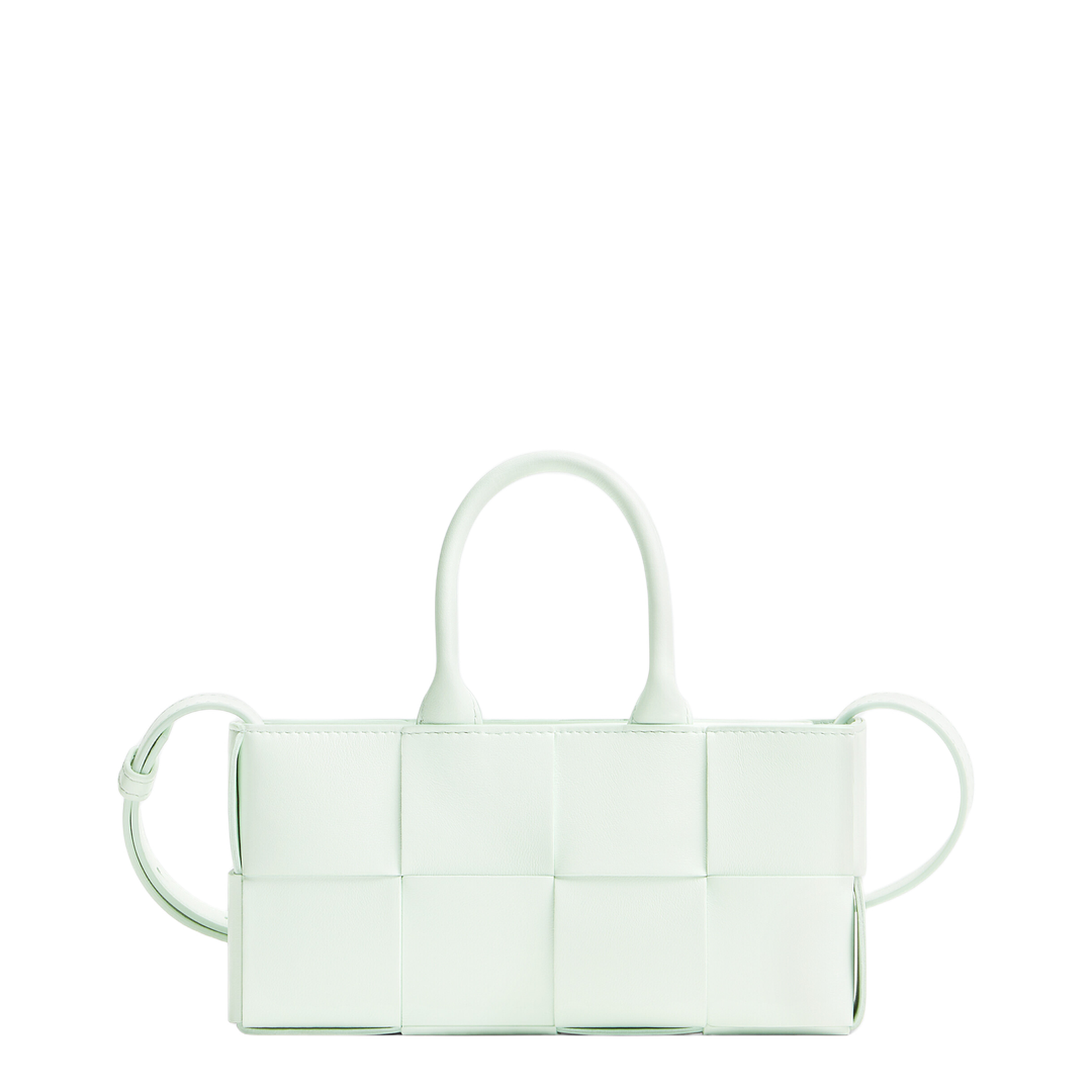 Arco Small Leather Tote Bags - Pastel green - Image 1