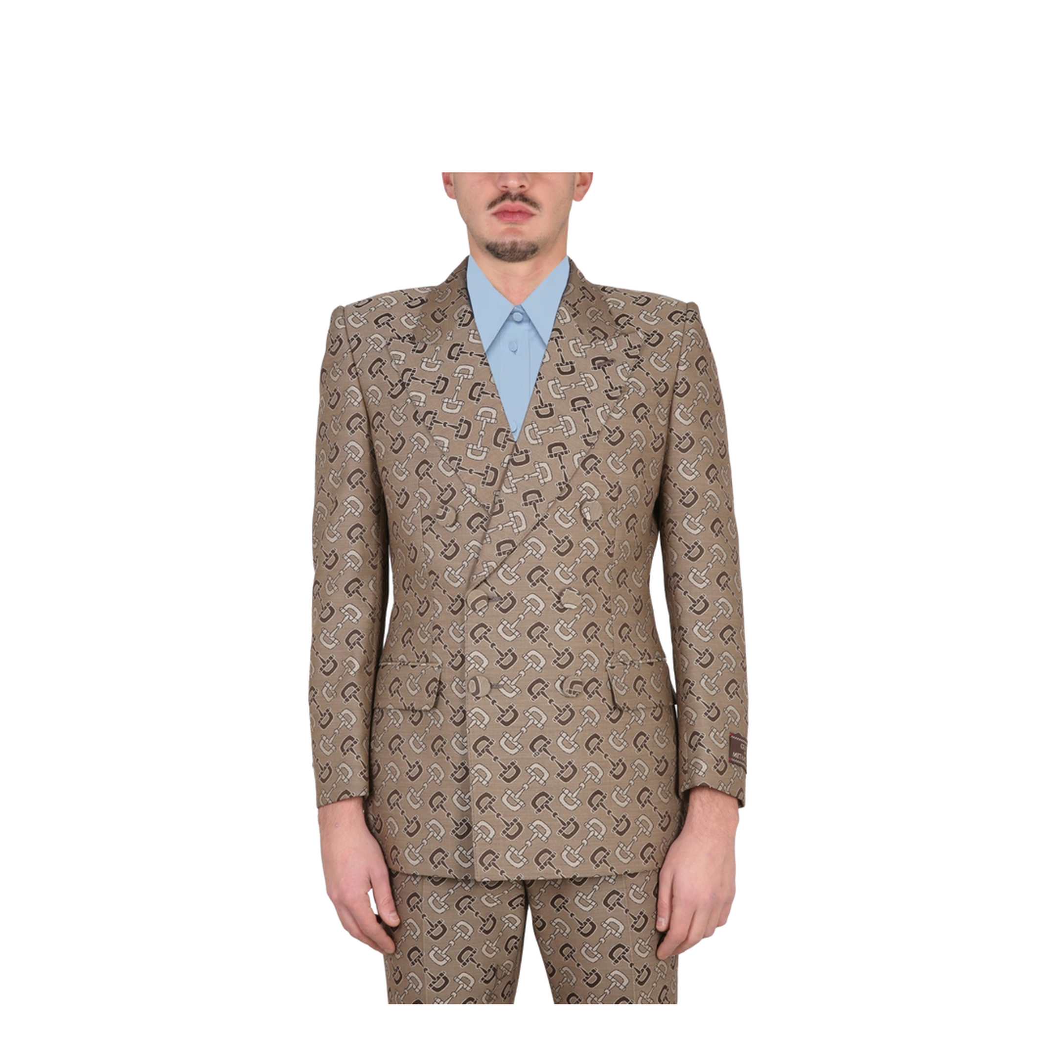 Maxi Clamp Pattern Cotton Jacket - Image 1