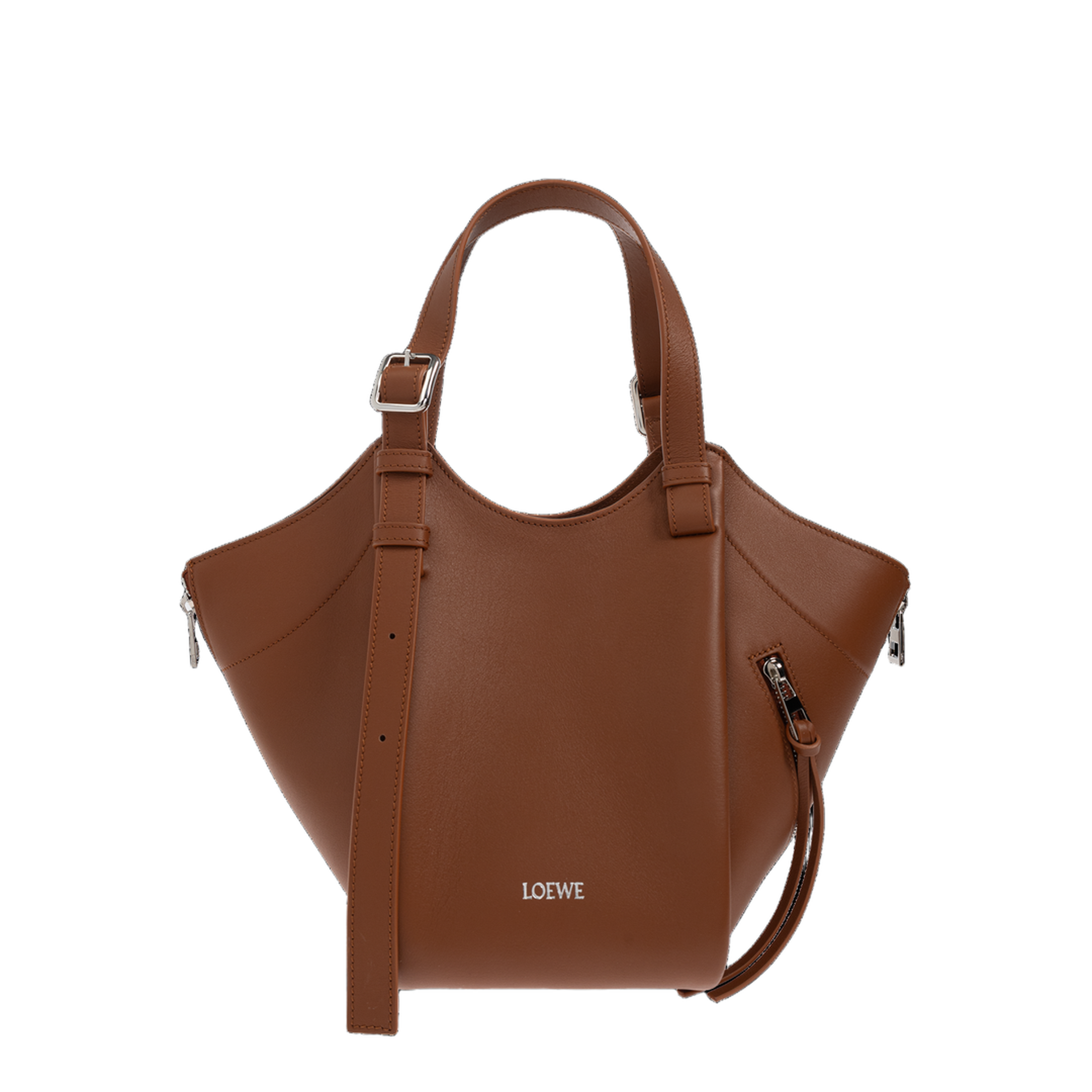Hammock Flip Medium Shoulder Bag - Brown - Image 1