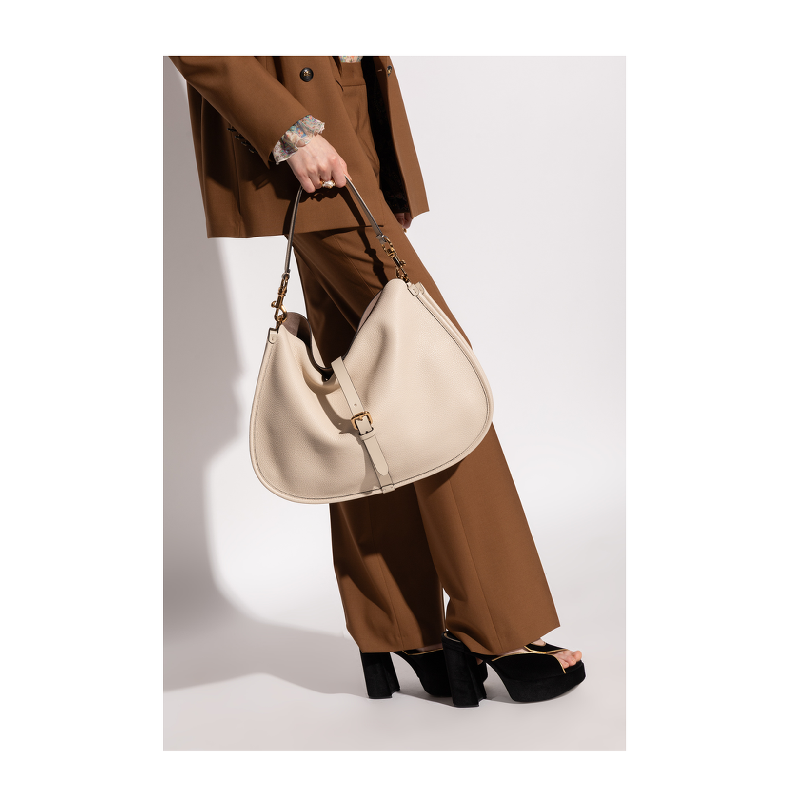 Maxi Leather Pony Bag - Image 2