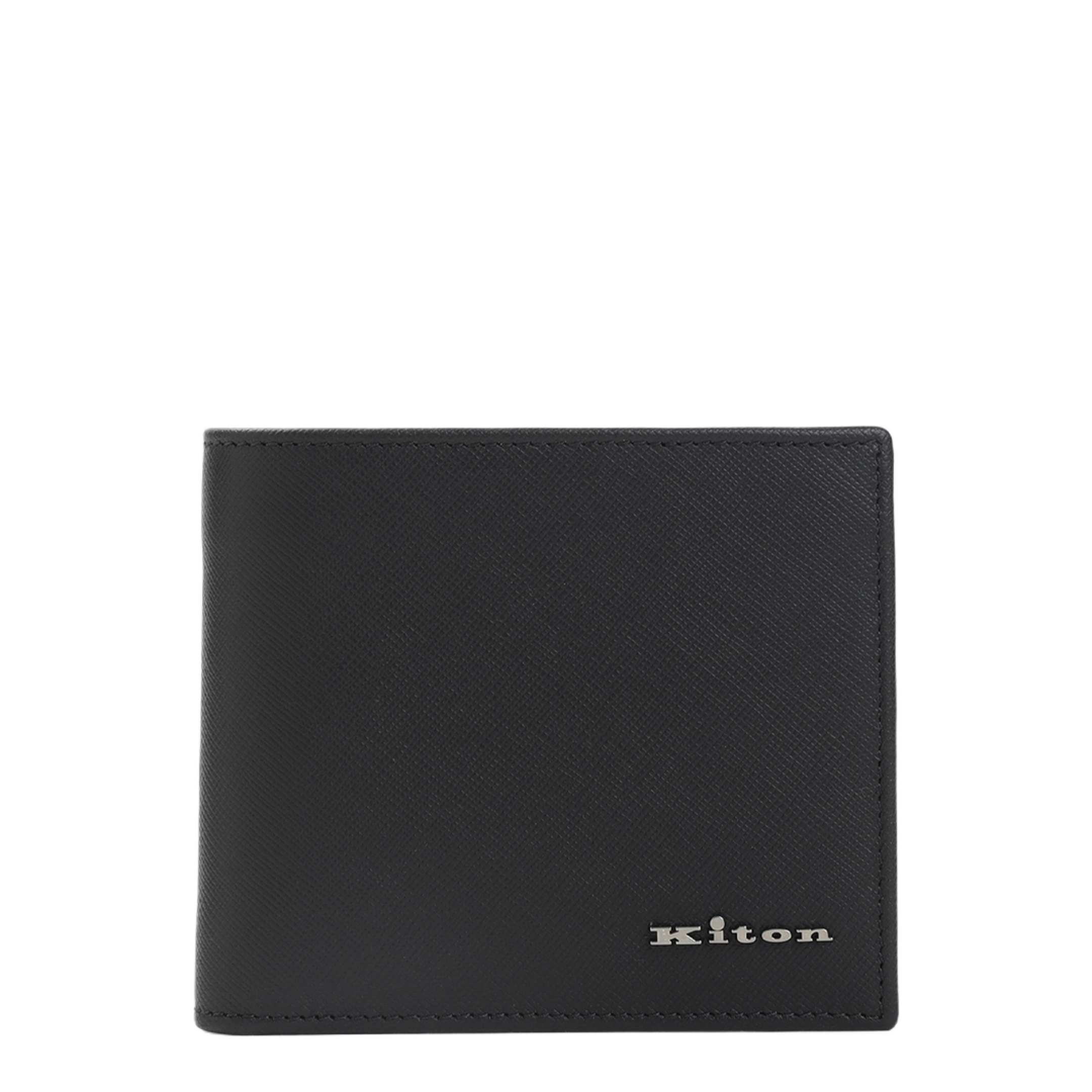 Bifold Leather Wallet - Black - Image 1