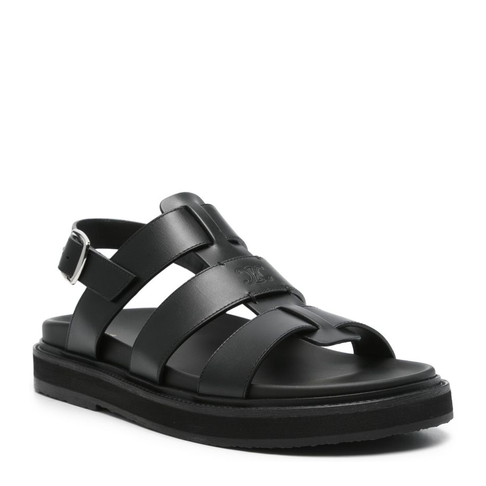 Cage Leather Sandals - Image 3