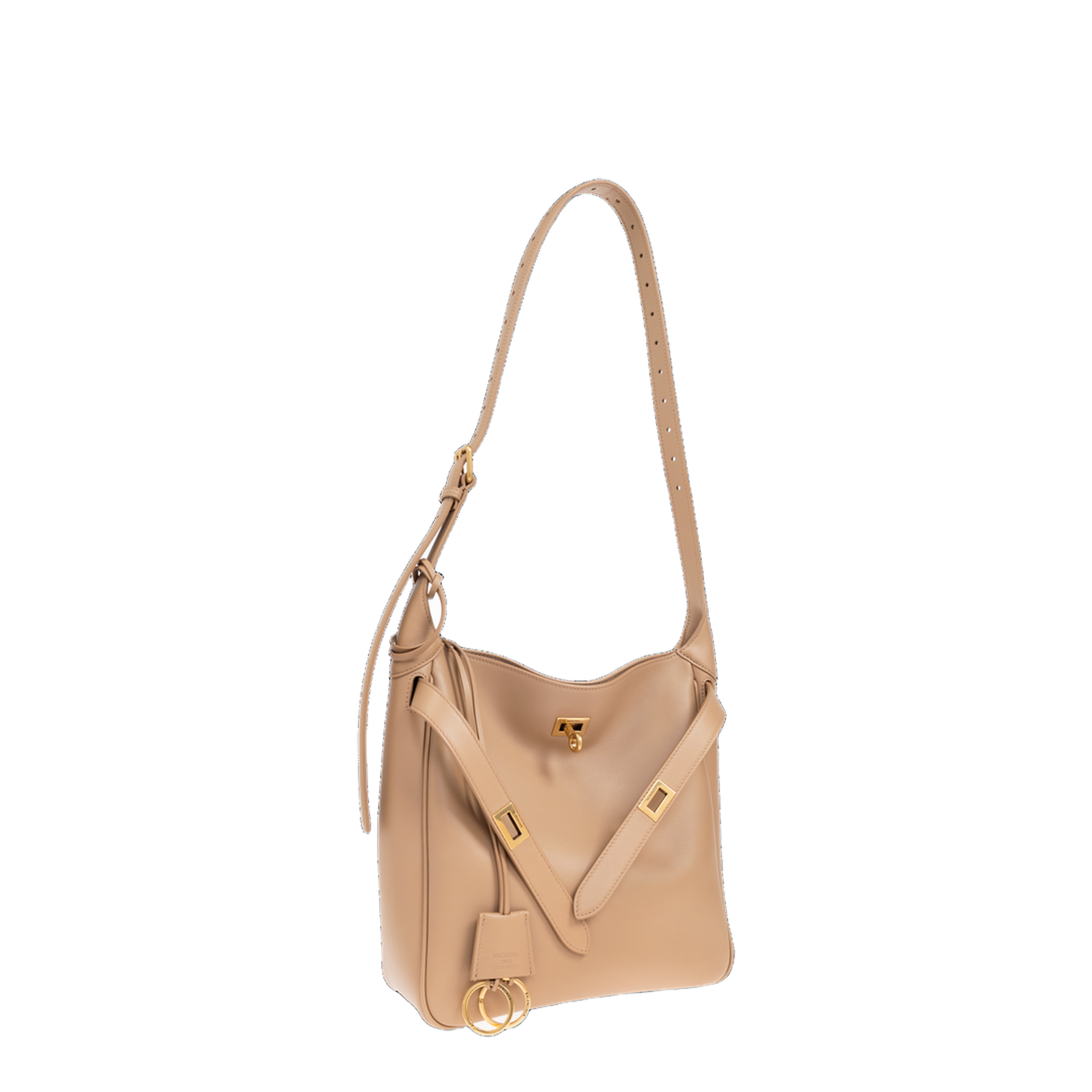 Bel Air Small Calfskin Hobo Bag - Latte - Image 4