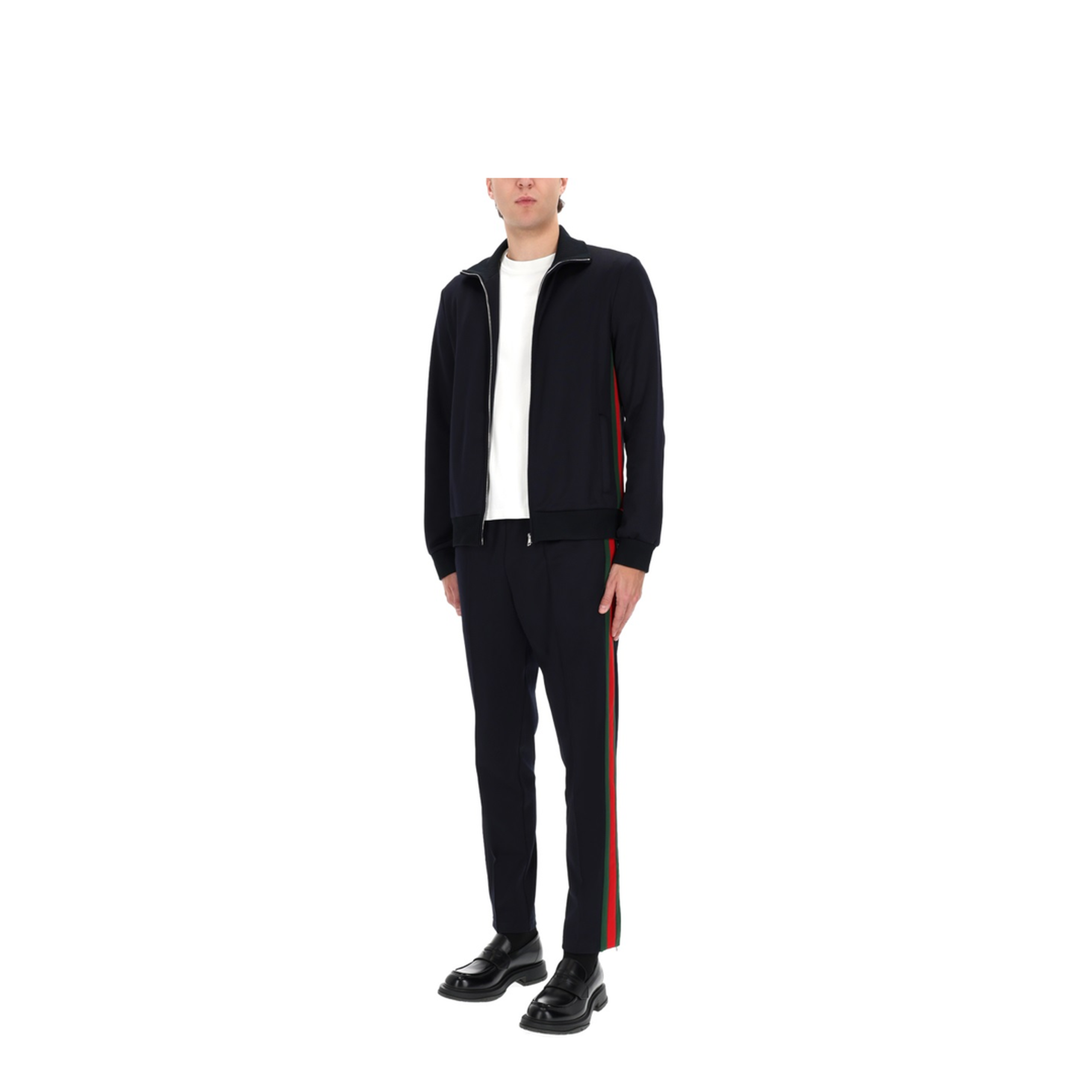 Technical Jersey Sportswear Trousers with Web - Image 2