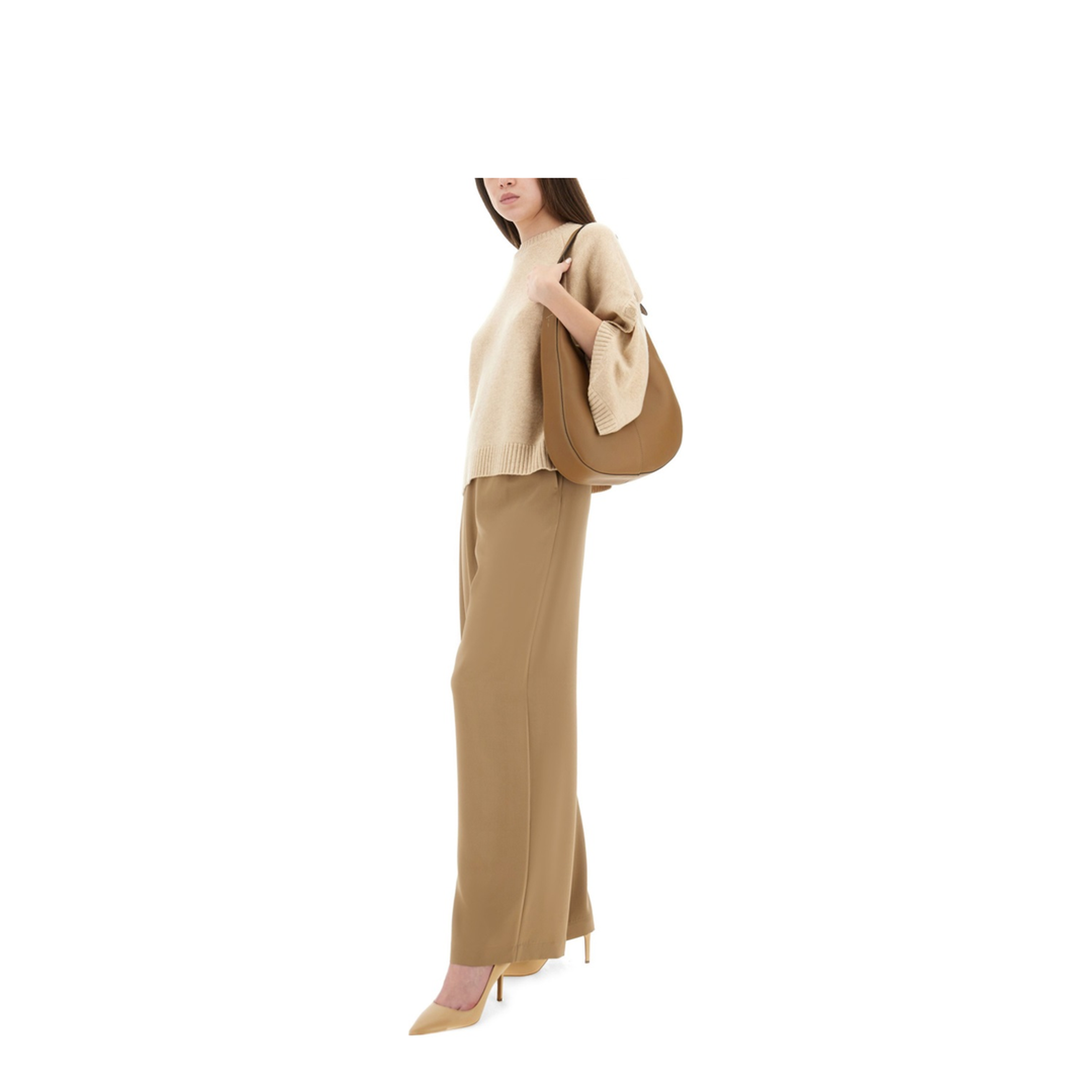 Oversized Wool and Cashmere Sweater - Image 2